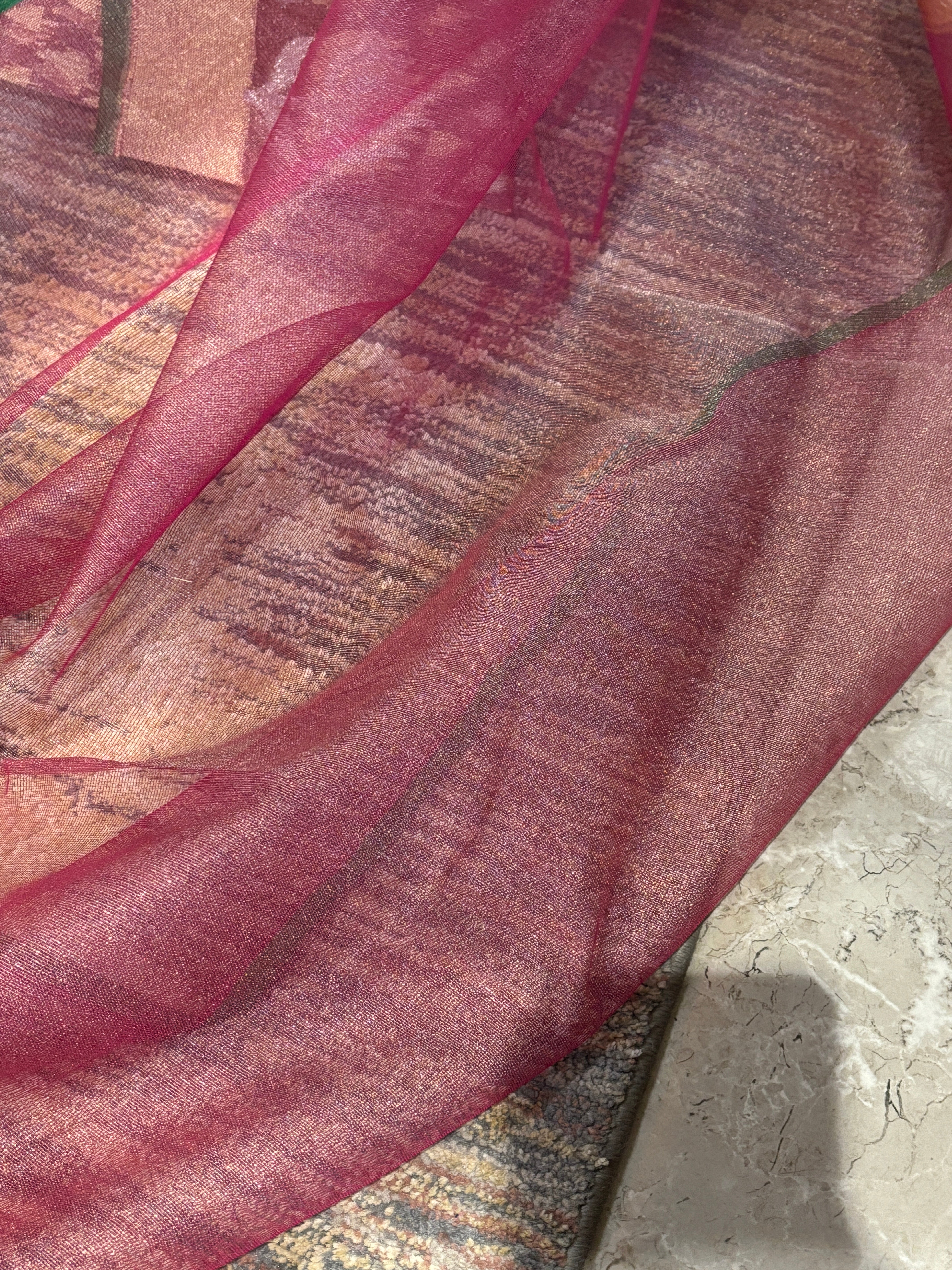 Tissue silk saree
