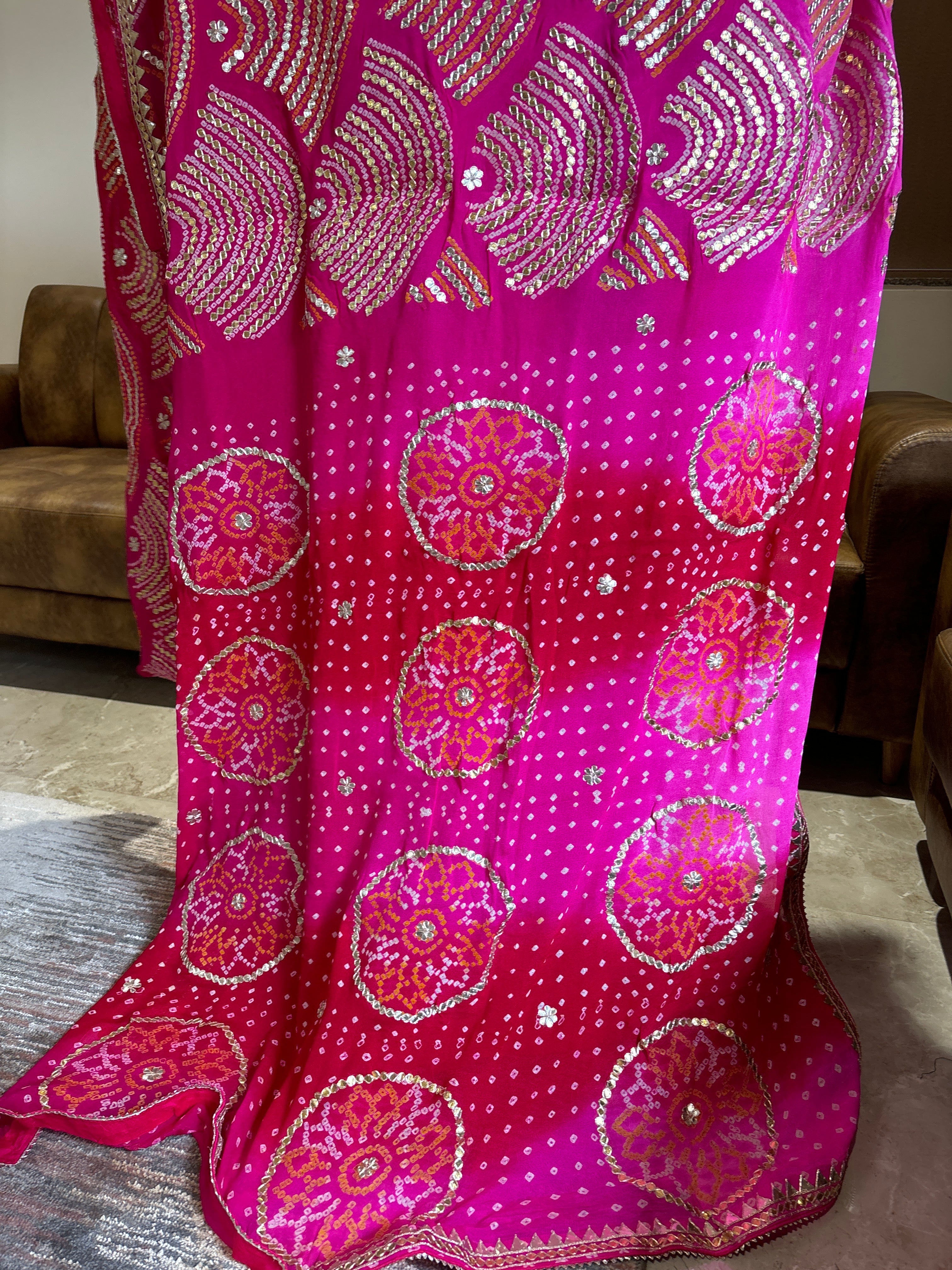 Bandhej saree