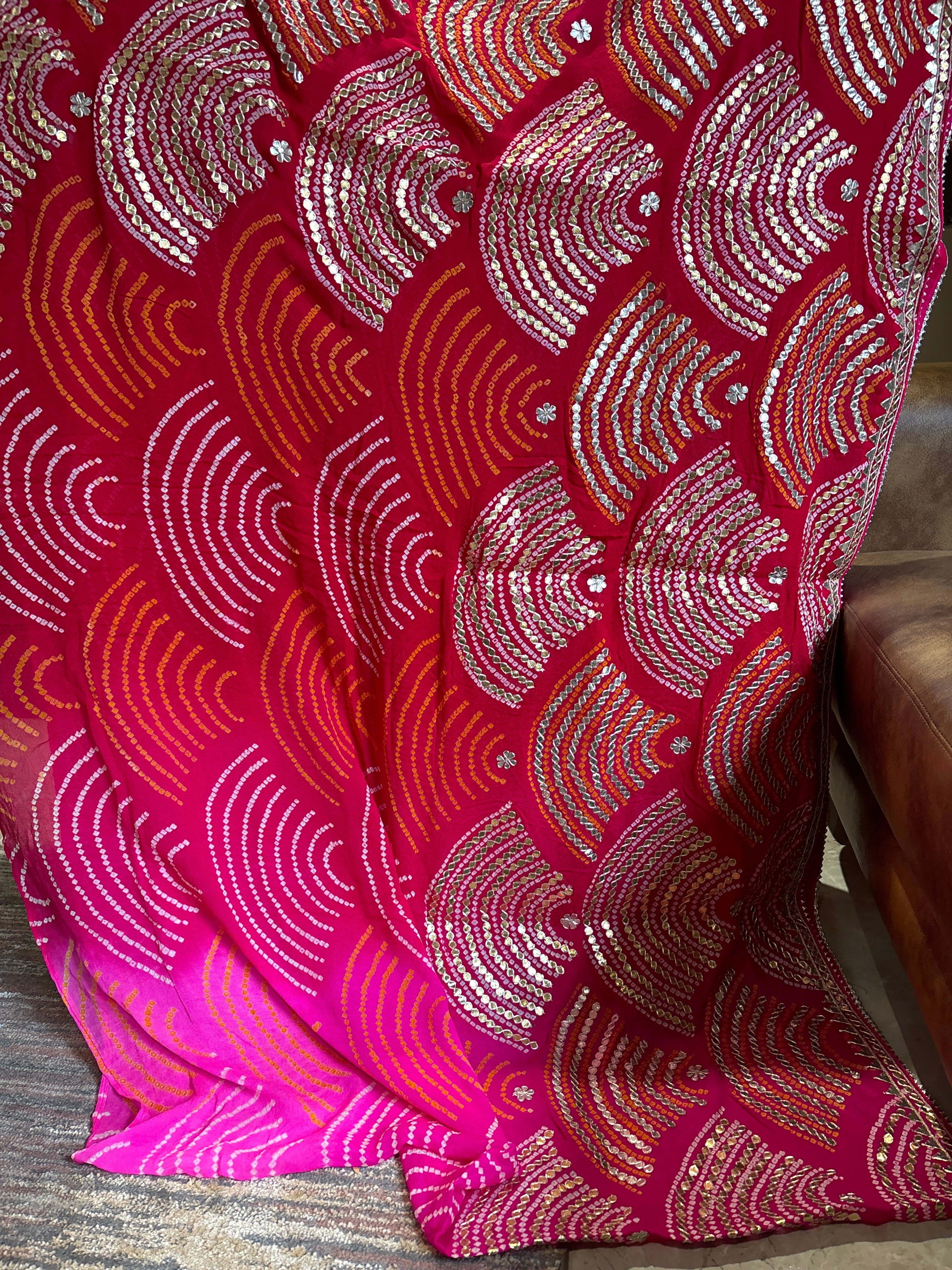 Bandhej saree