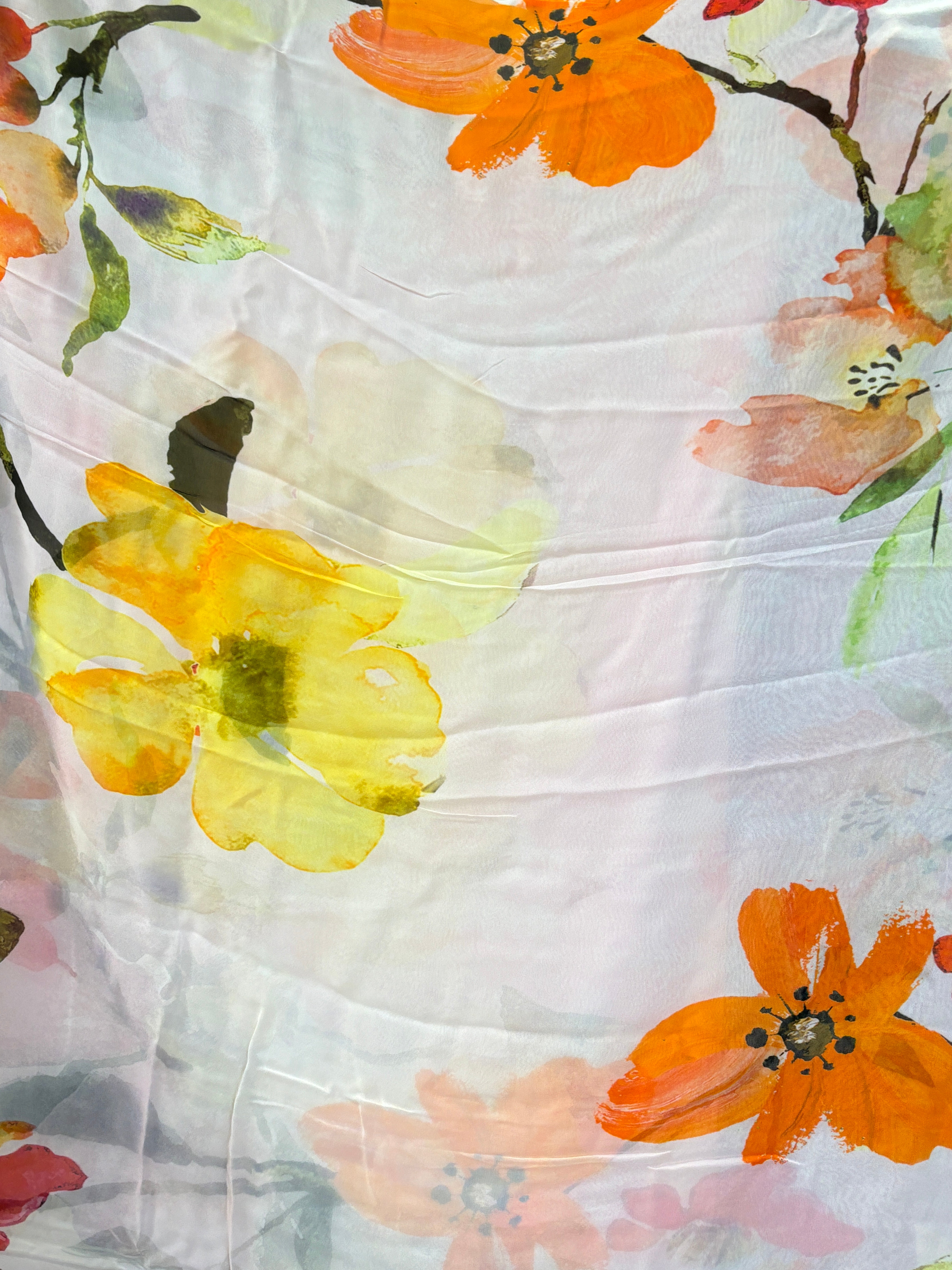 Pure georget digital printed sarees