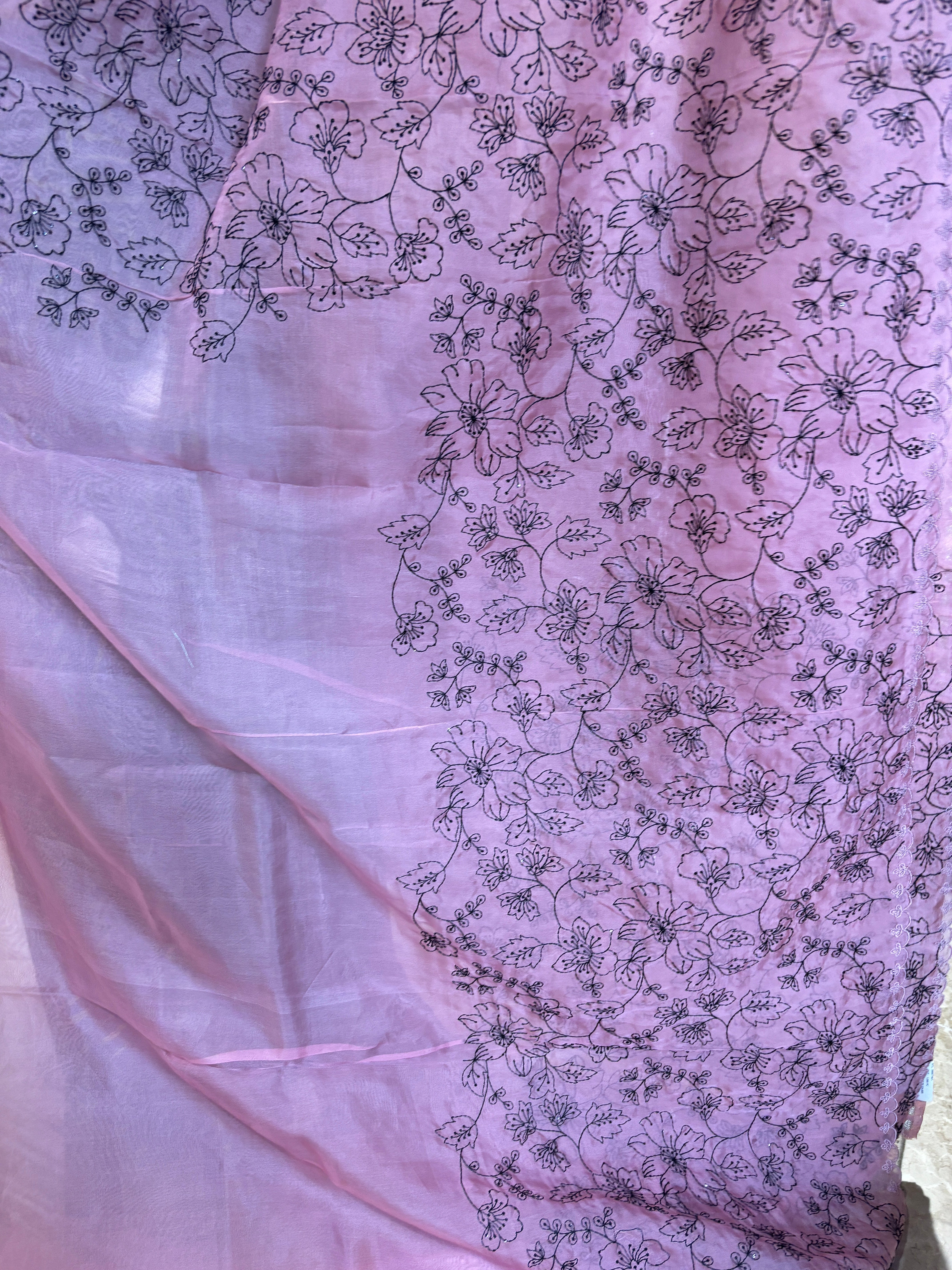 Pure organza saree