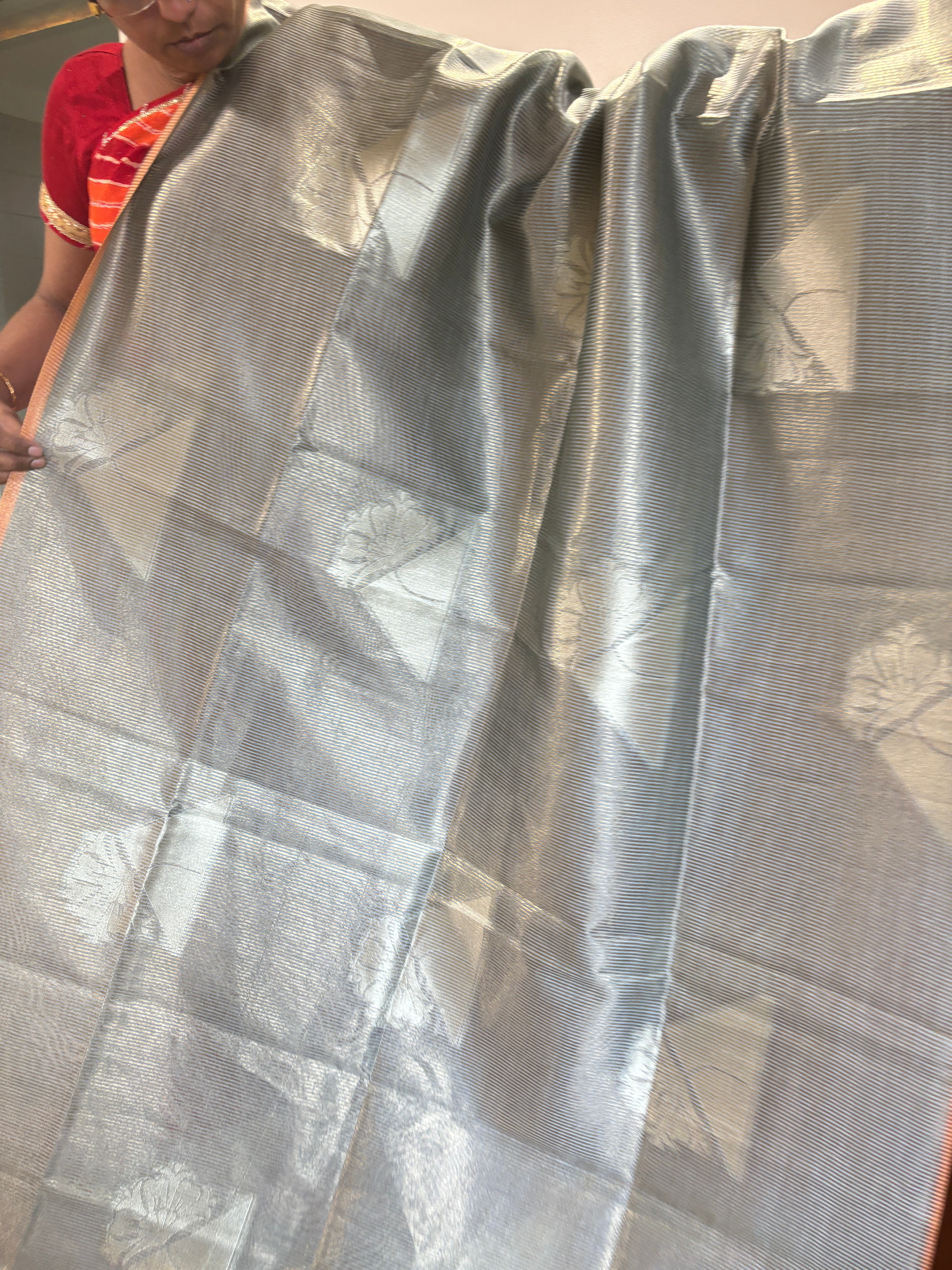 Art tusser tissue sarees