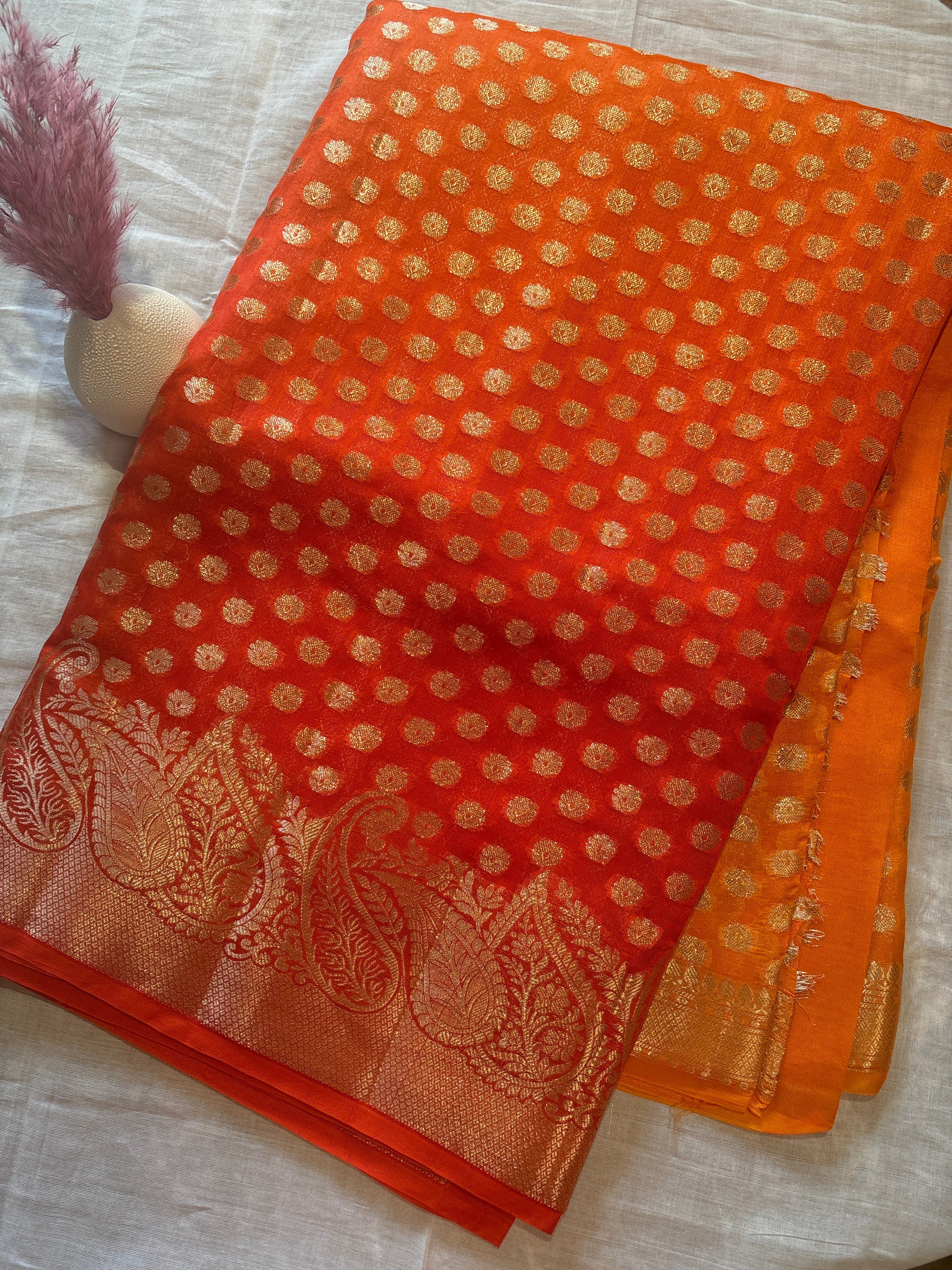 Pure dupian silk saree