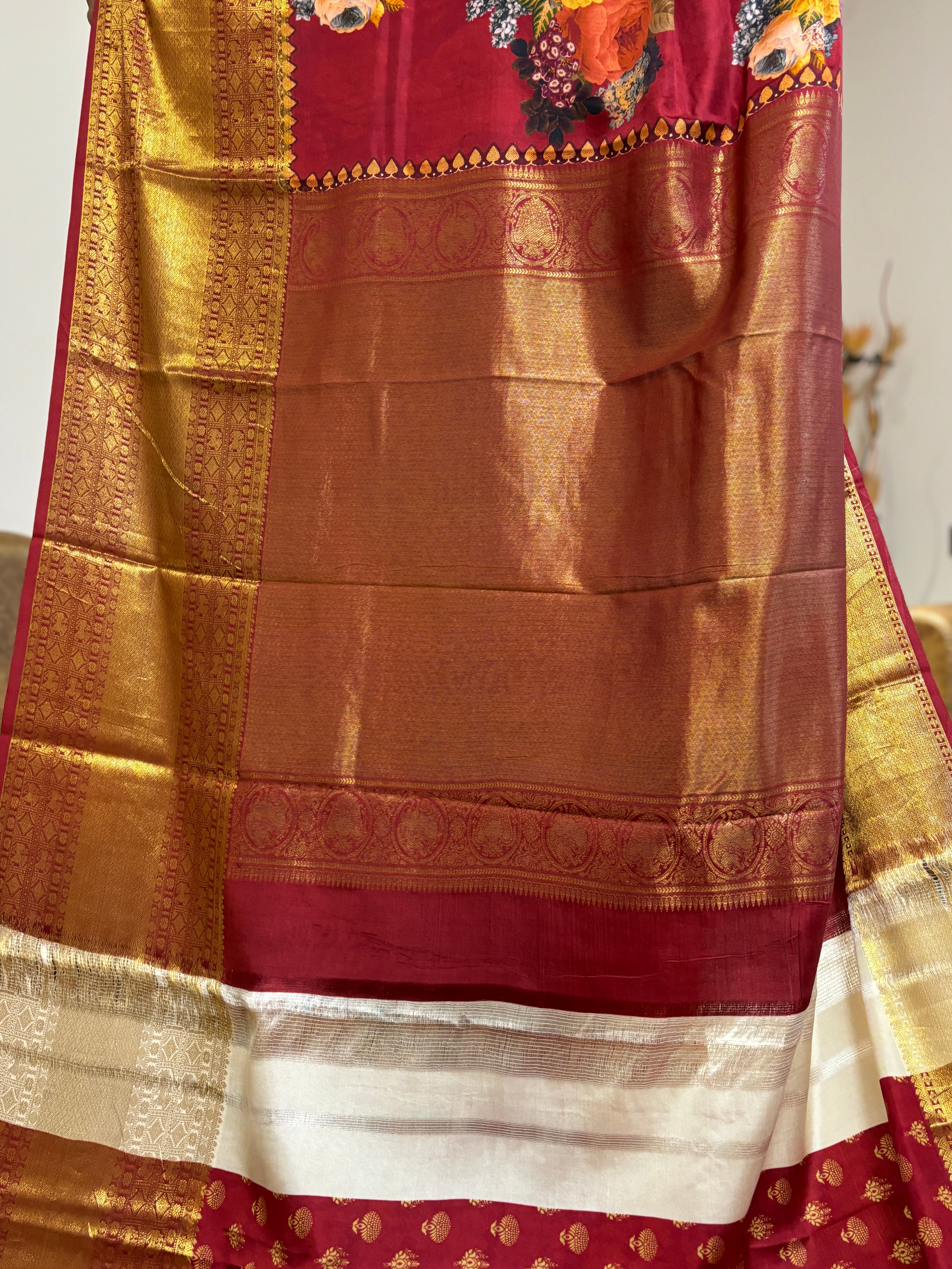 Kanchipuram digital silk