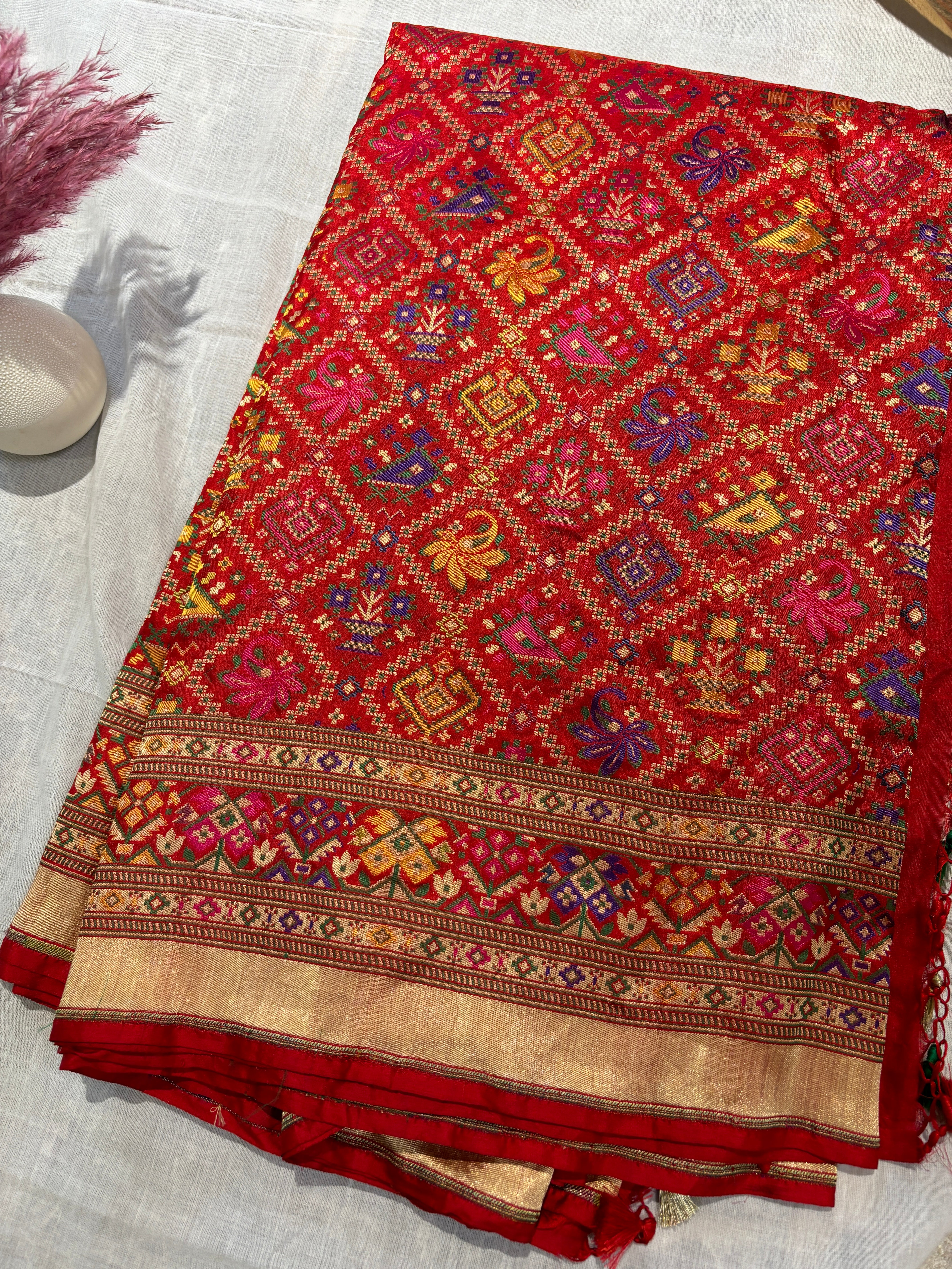 Pure Banarasi patola silk saree