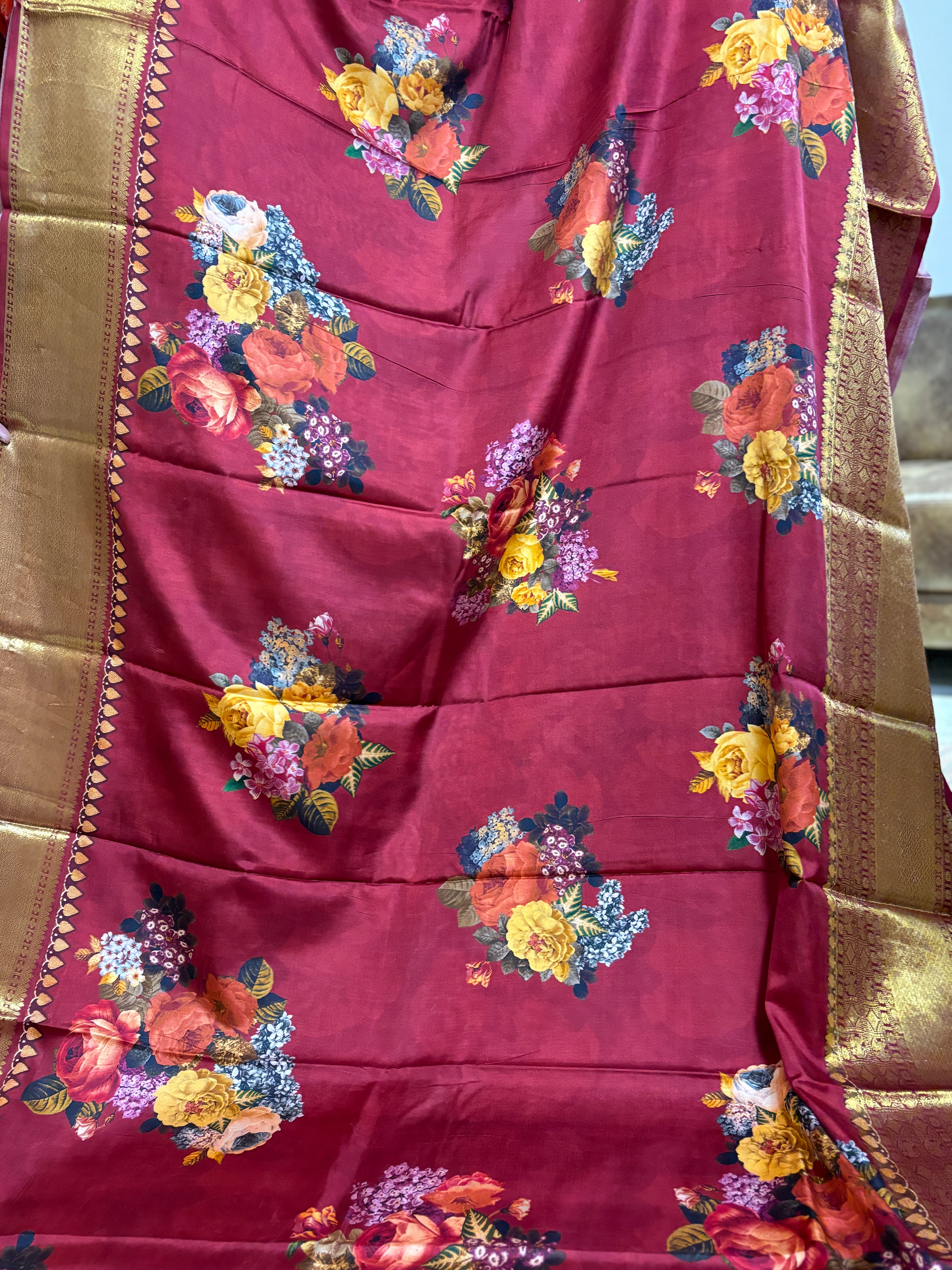 Kanchipuram digital silk