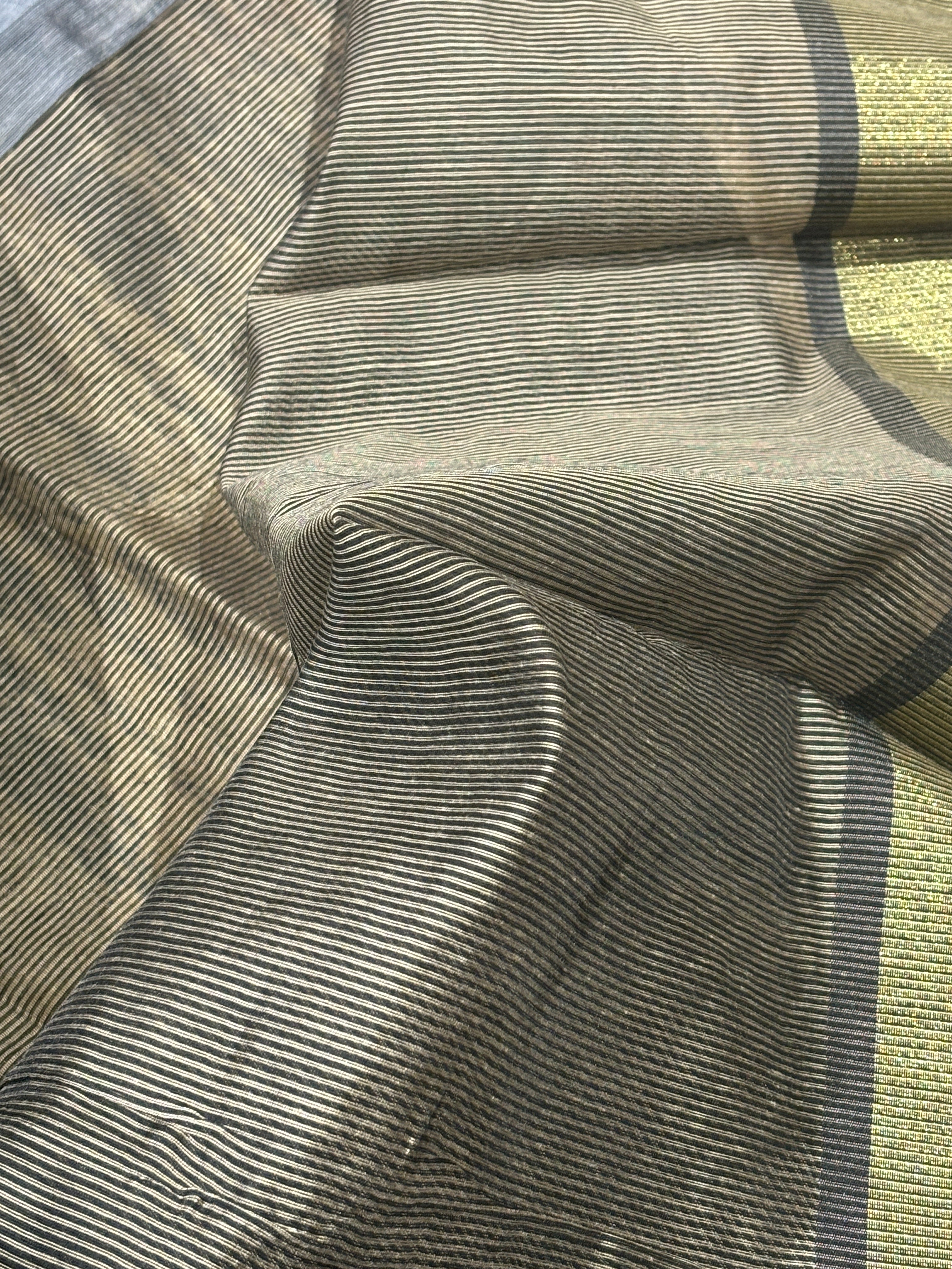 Banarasi cotton embroidery saree