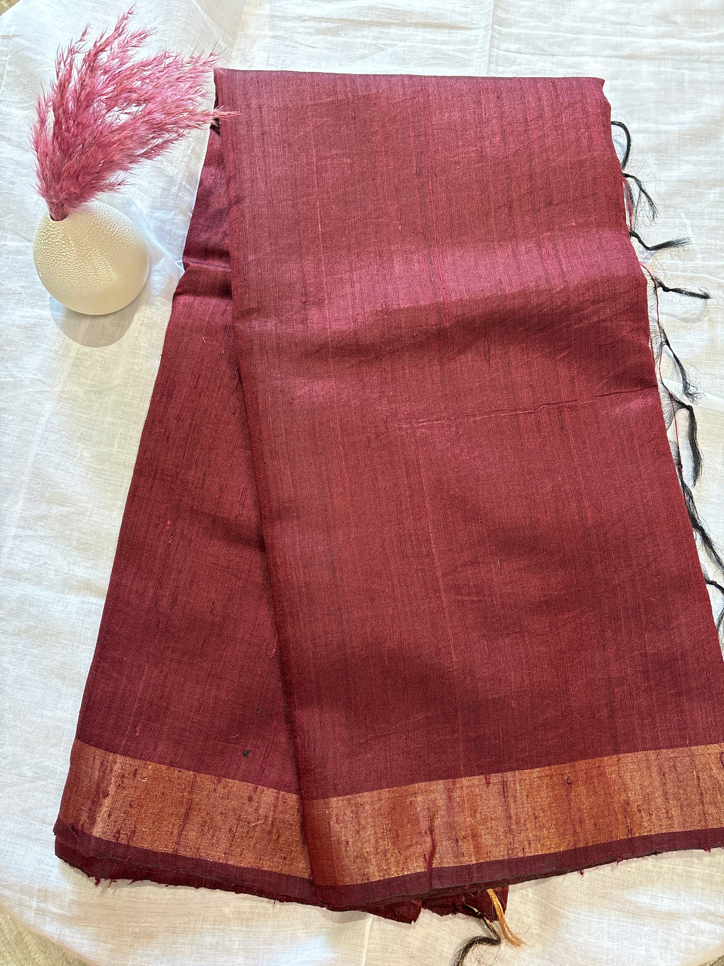 Pure Tusser saree