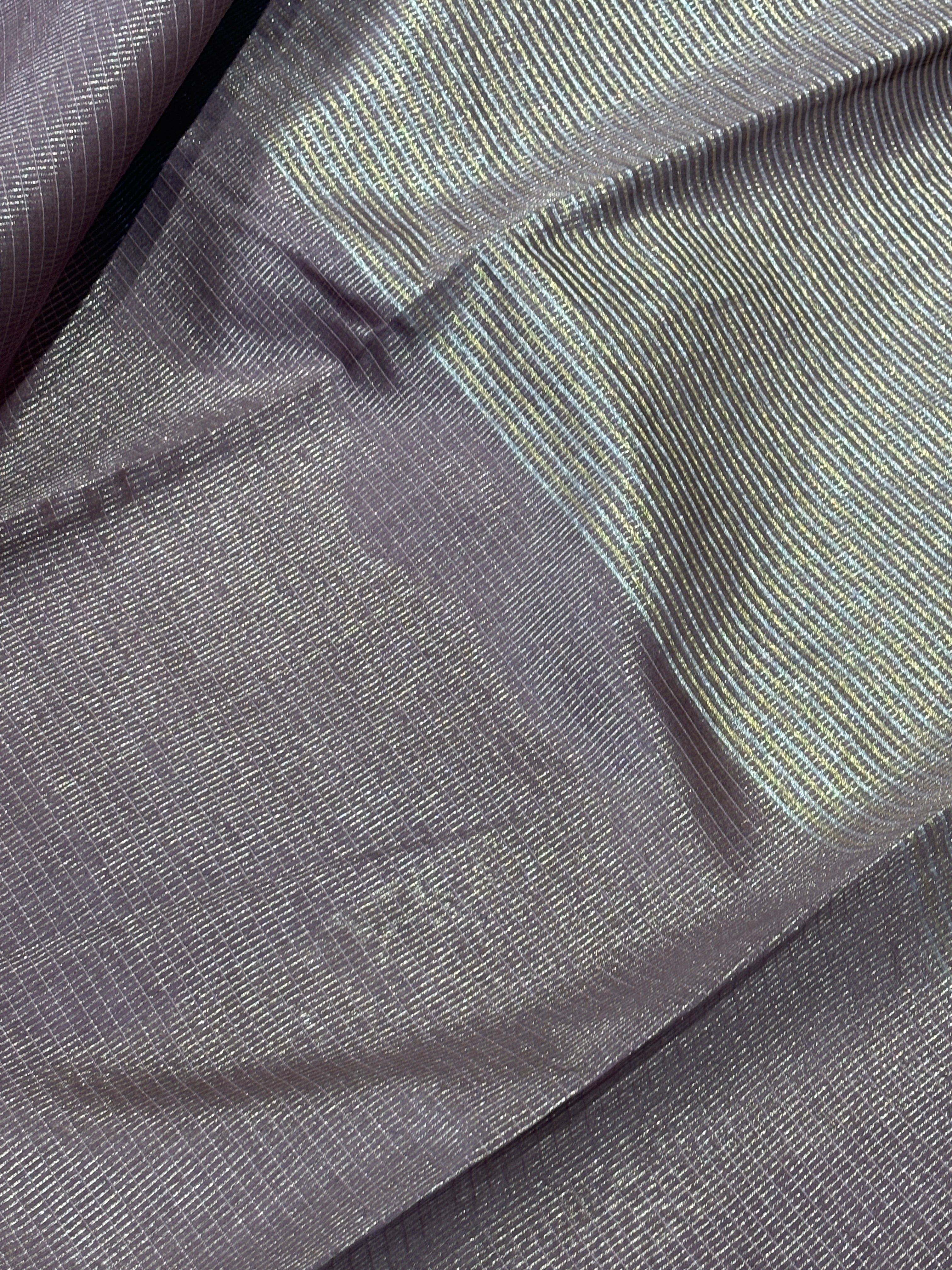 Lavender pure cotton saree
