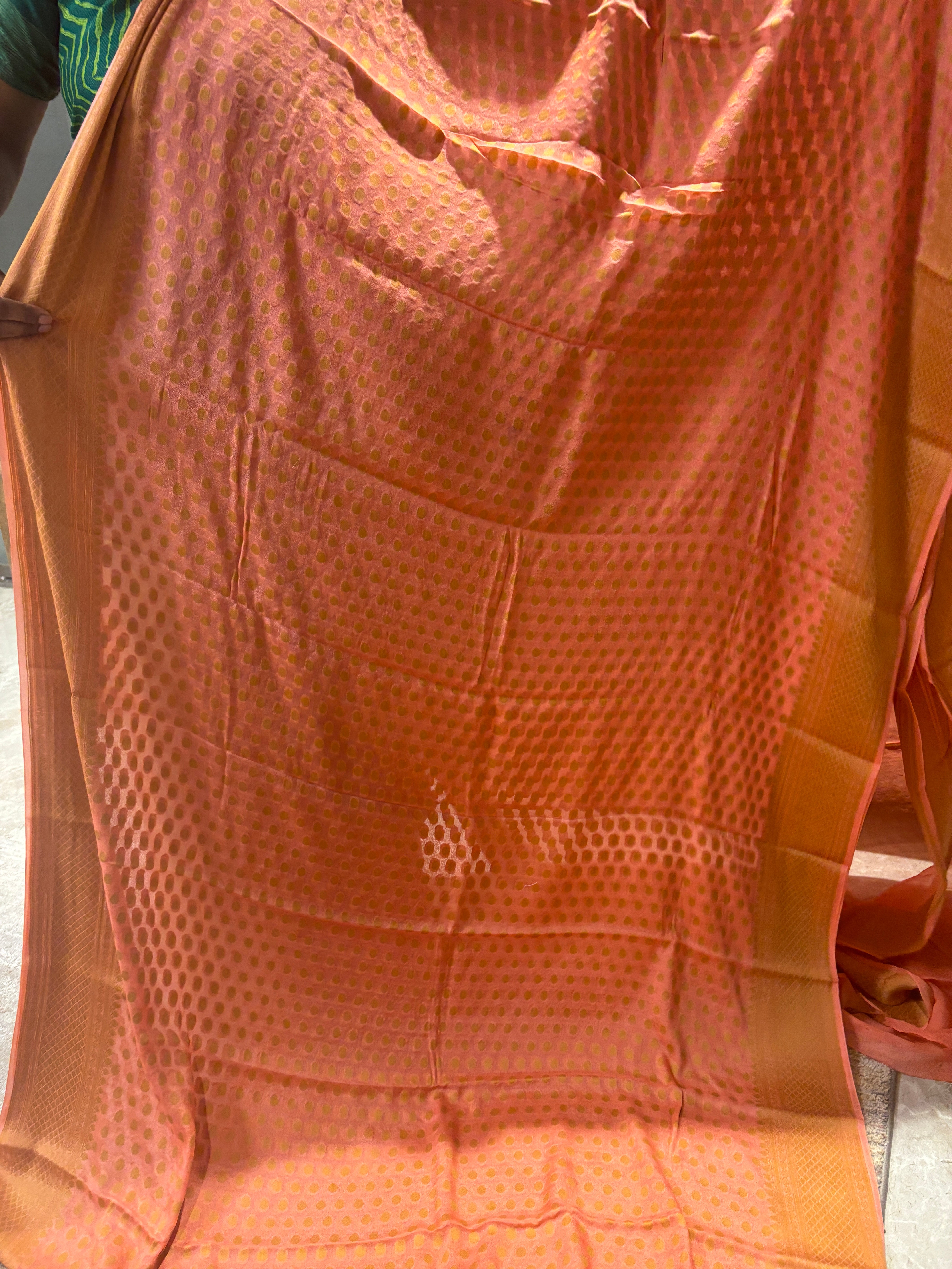 Pure khaddi chiffon Banarasi sarees