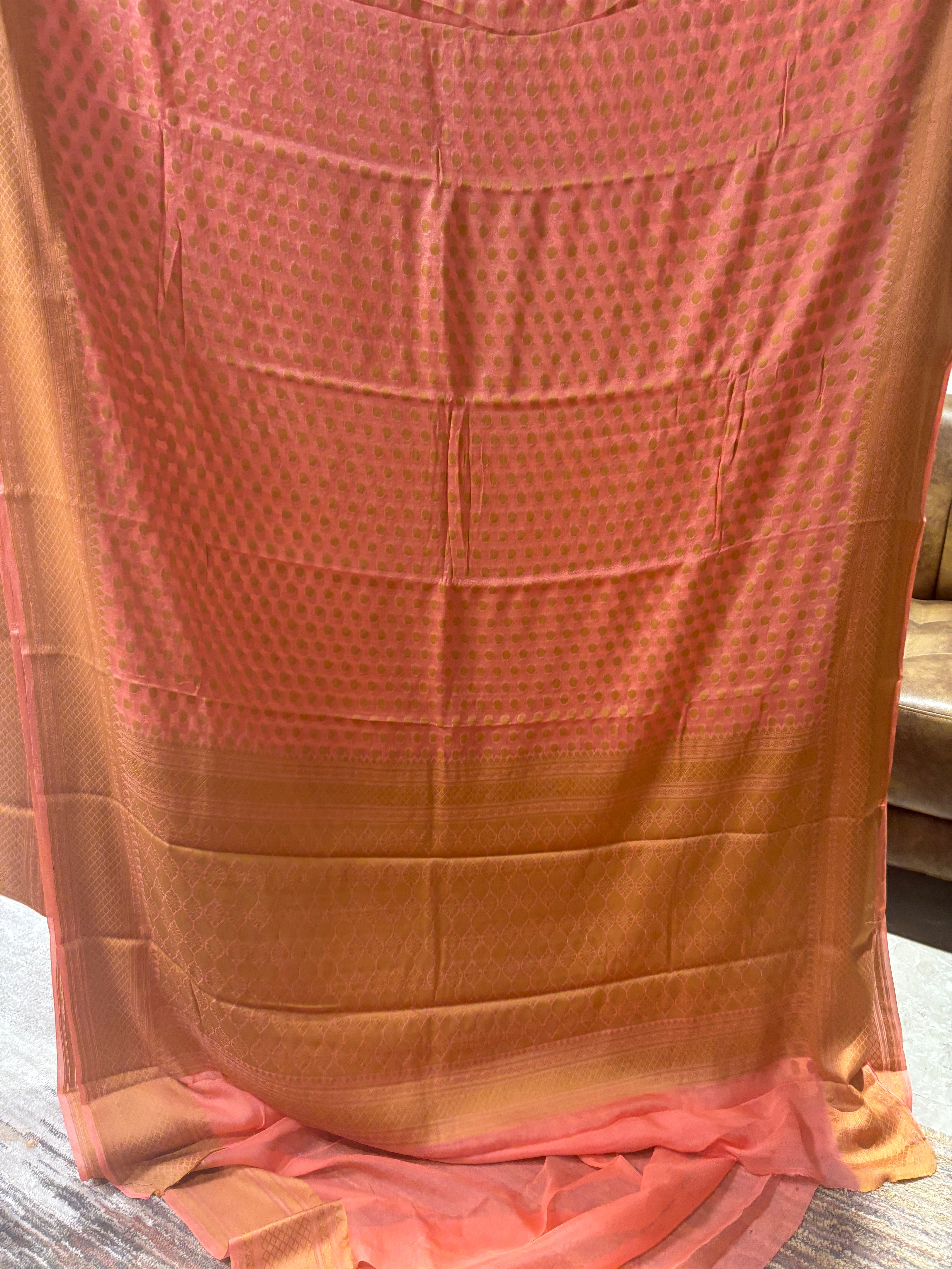 Pure khaddi chiffon Banarasi sarees