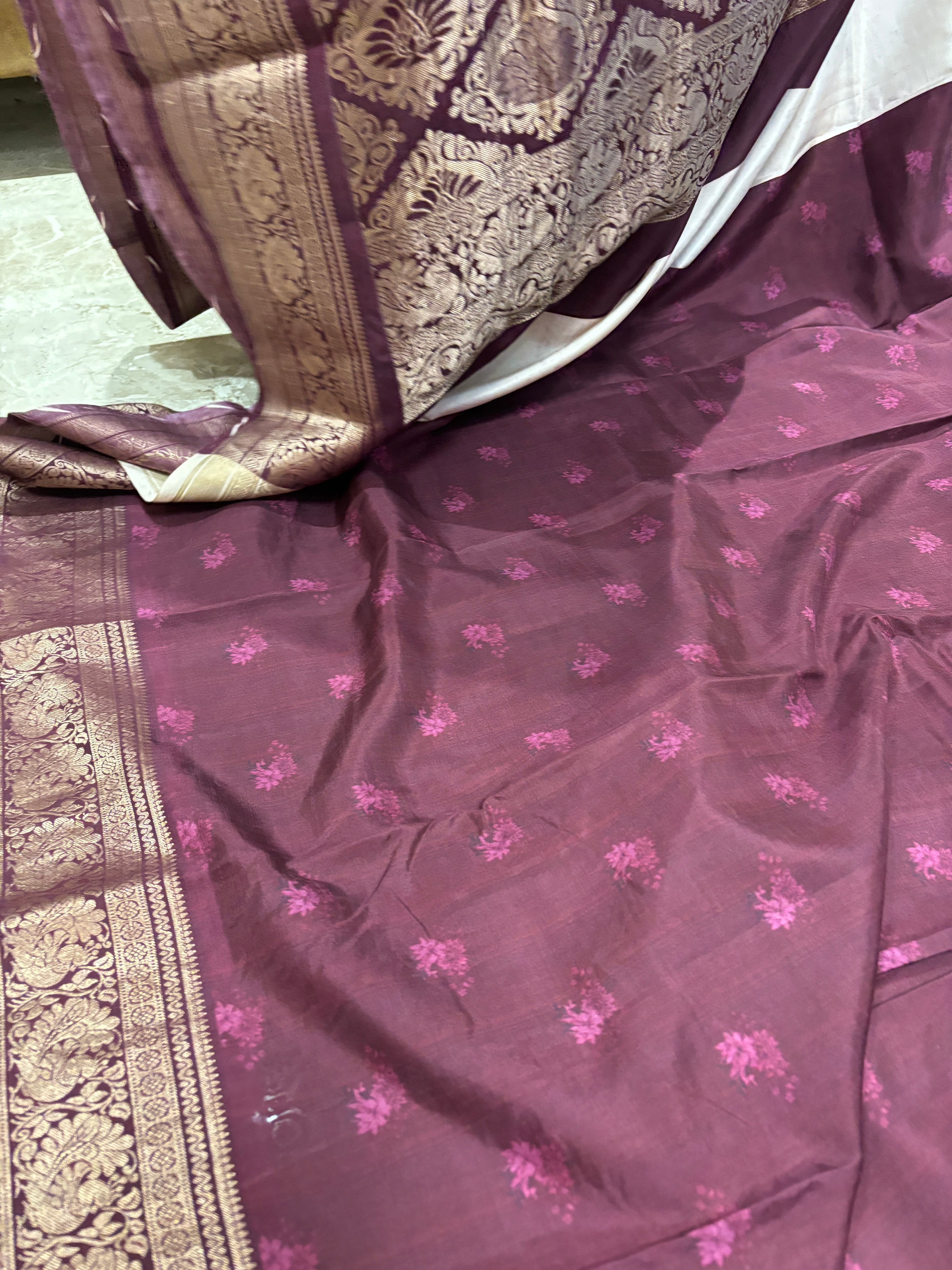 Pure silk digital printed saree