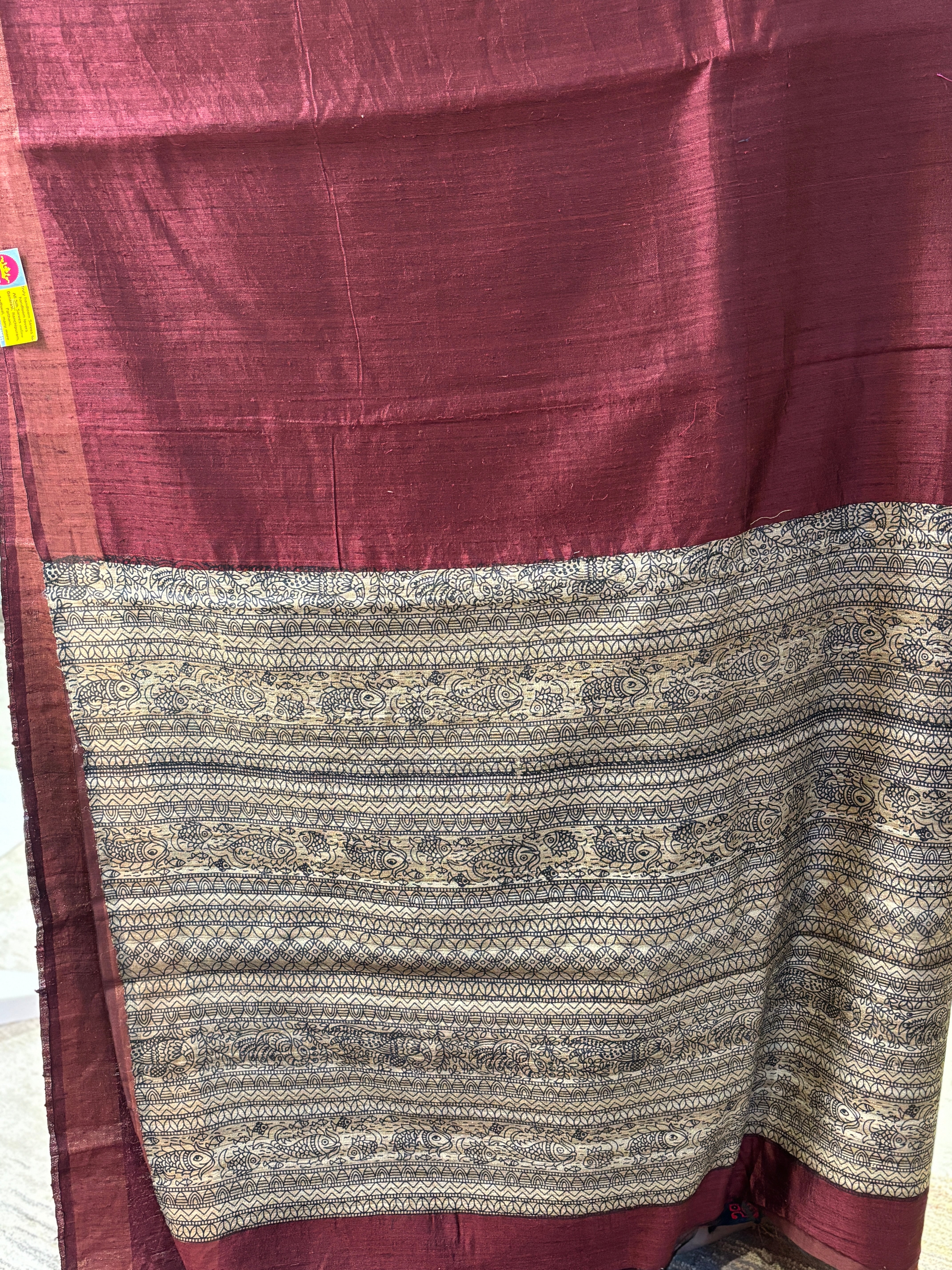 Pure Tusser saree