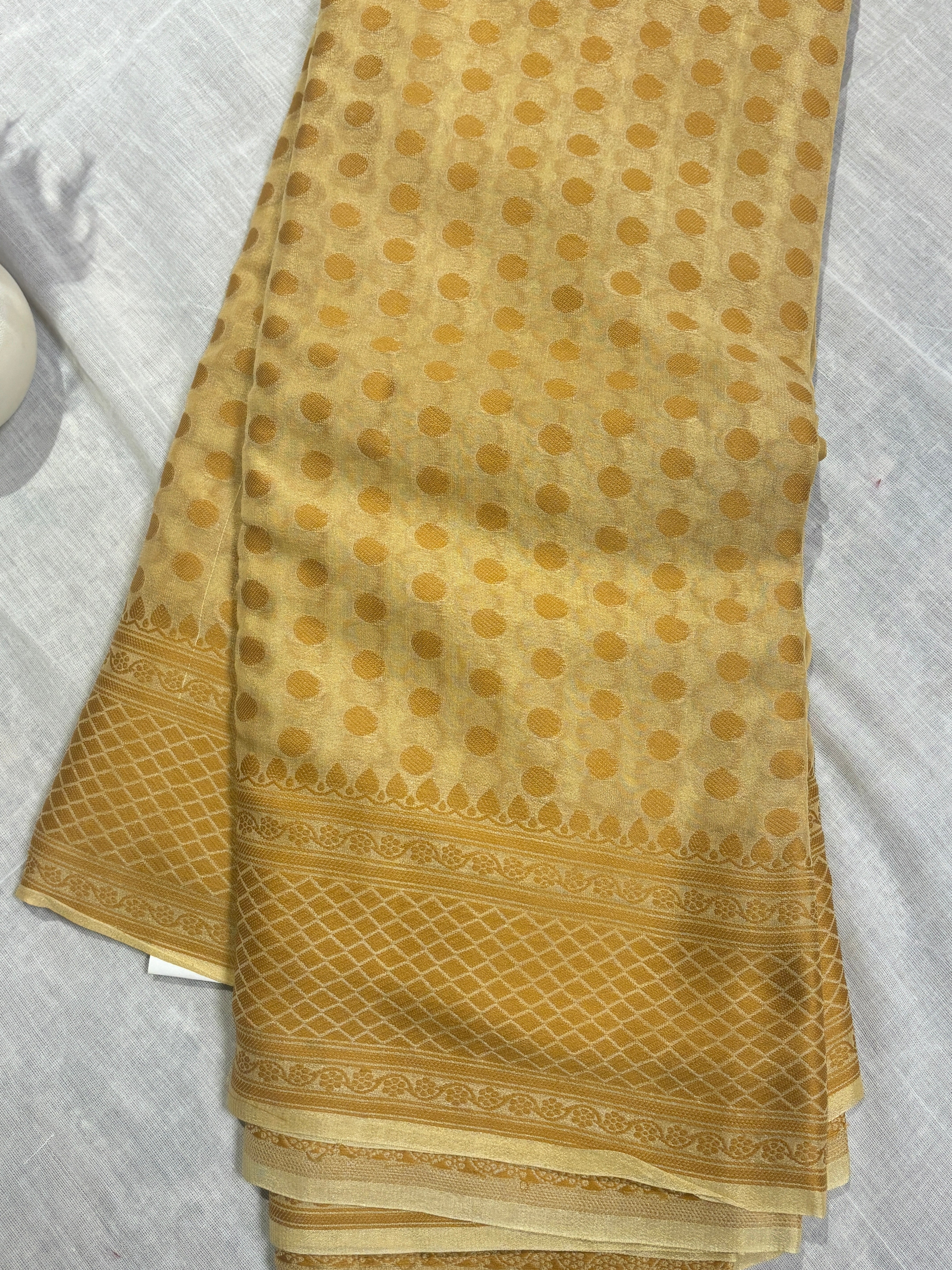 Pure khaddi chiffon Banarasi sarees