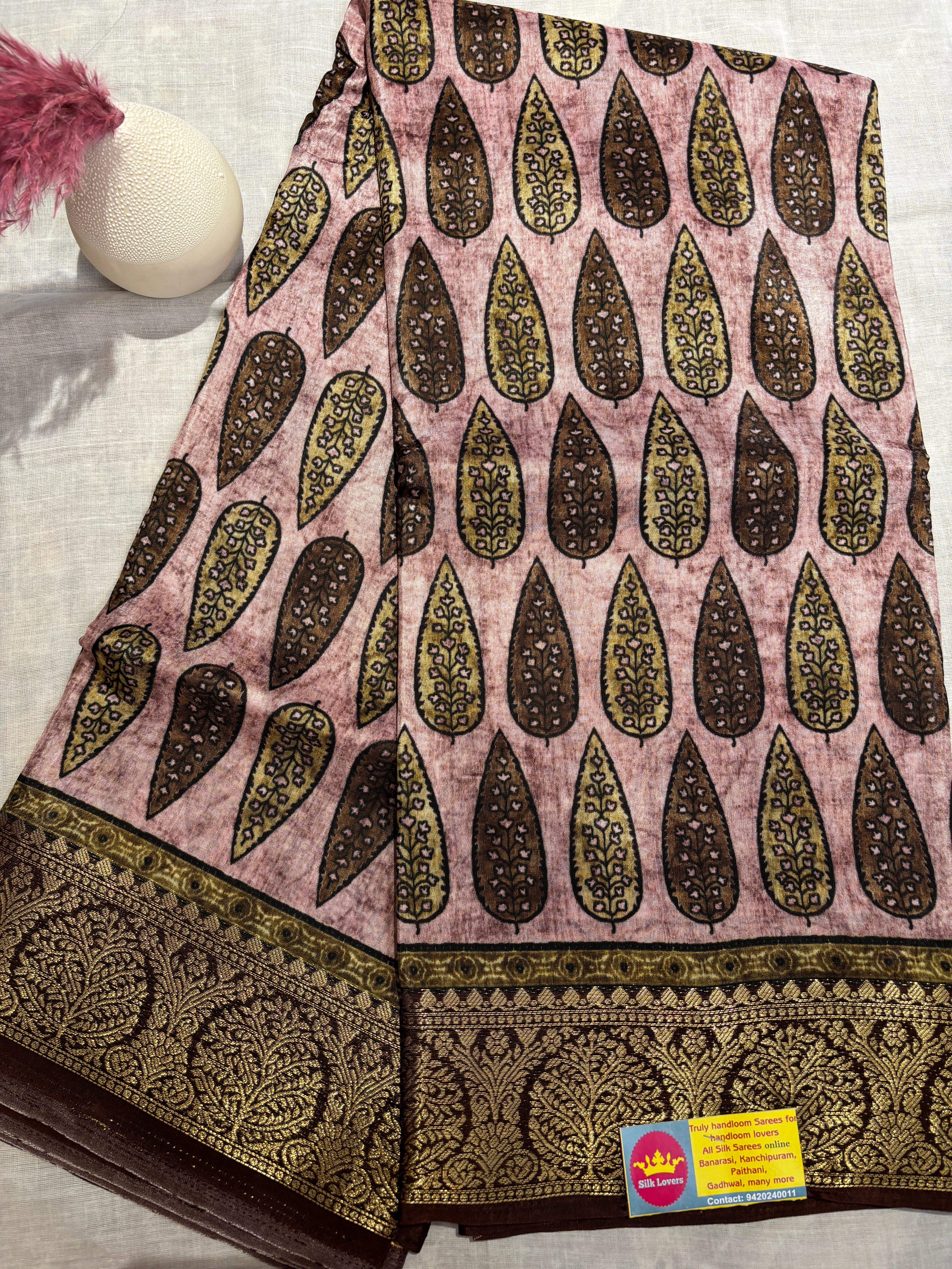 Pure dola silk saree