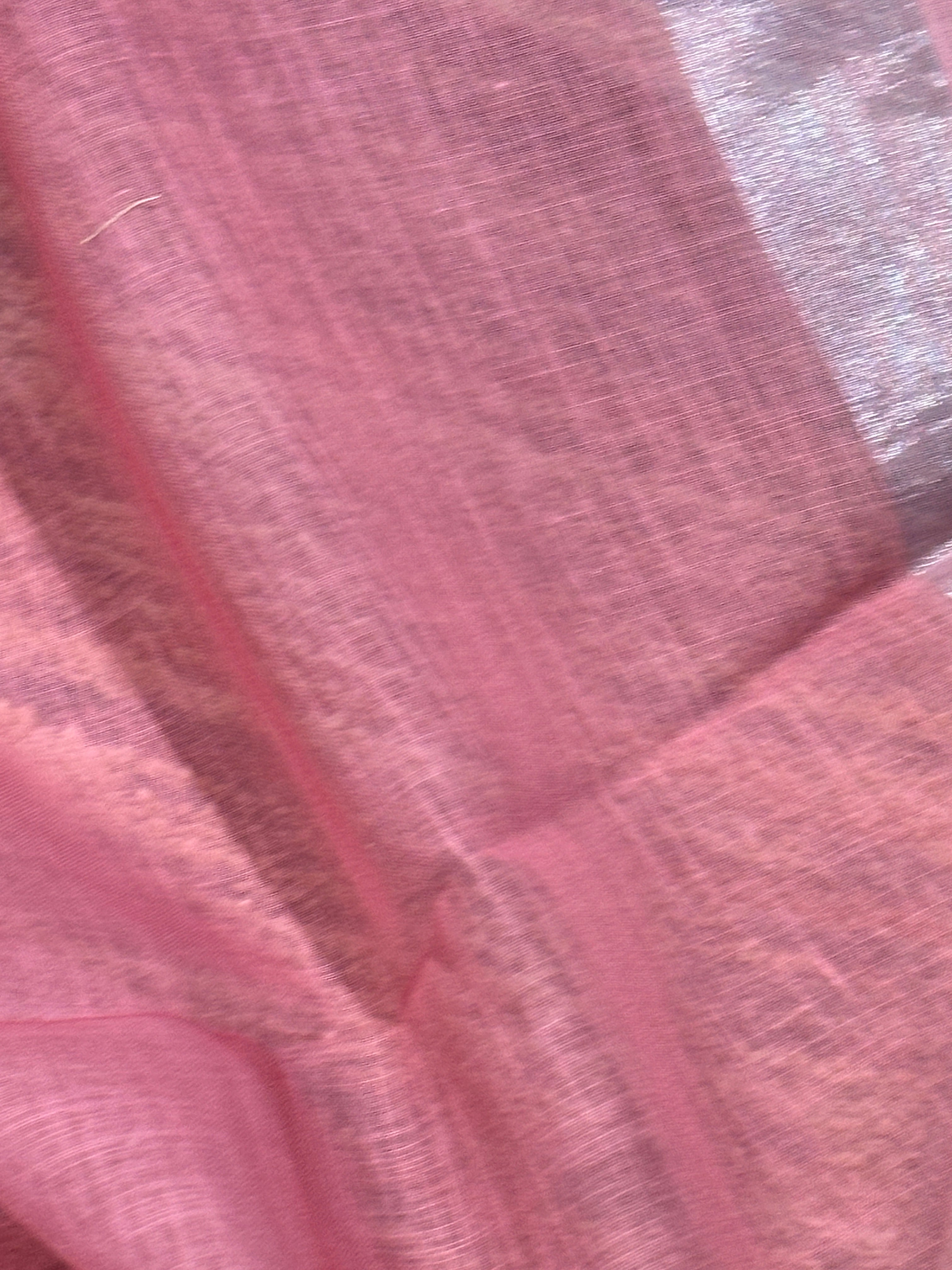 Banarasi linen with embroidery