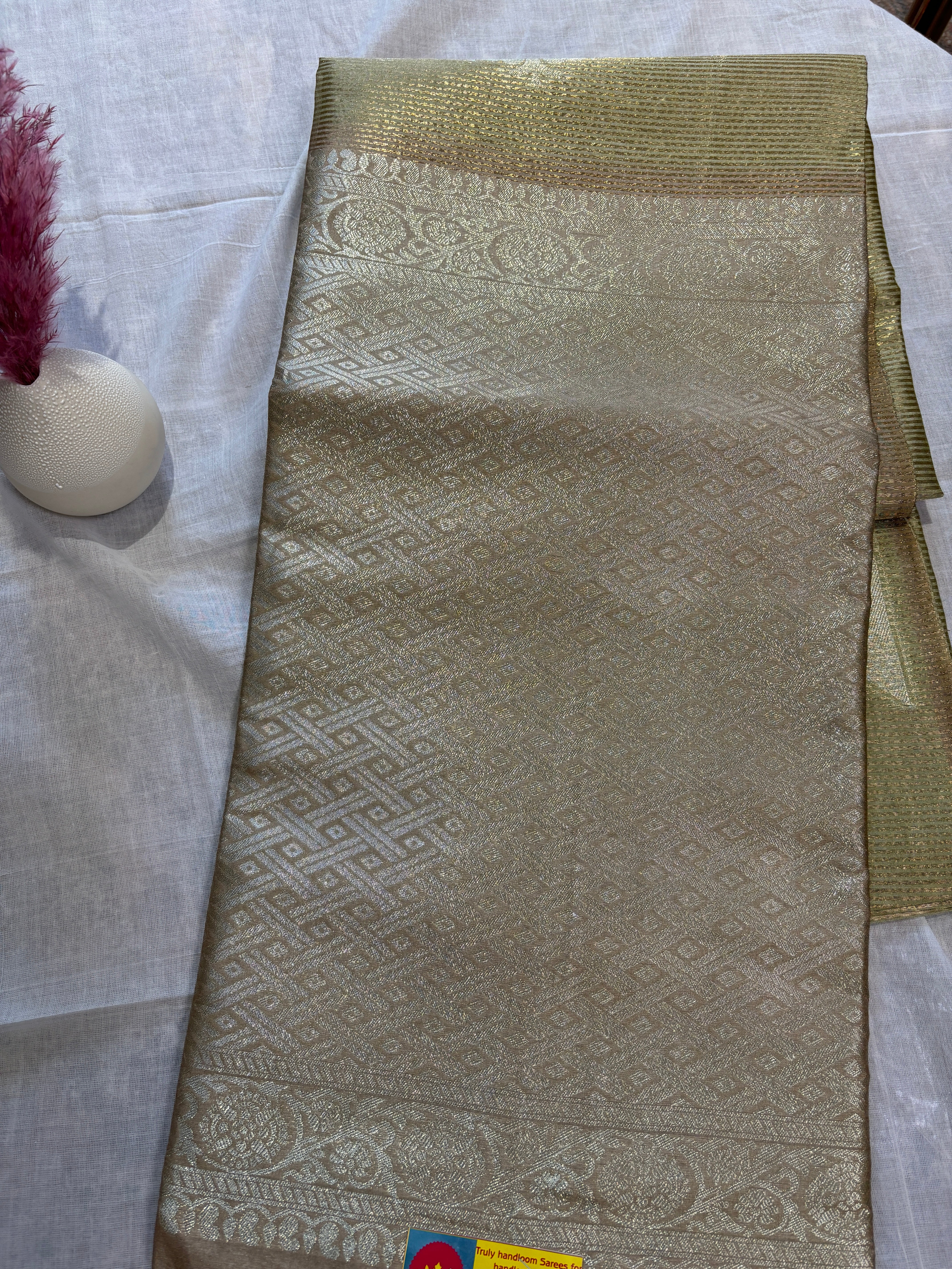 Art tusser tissue sarees