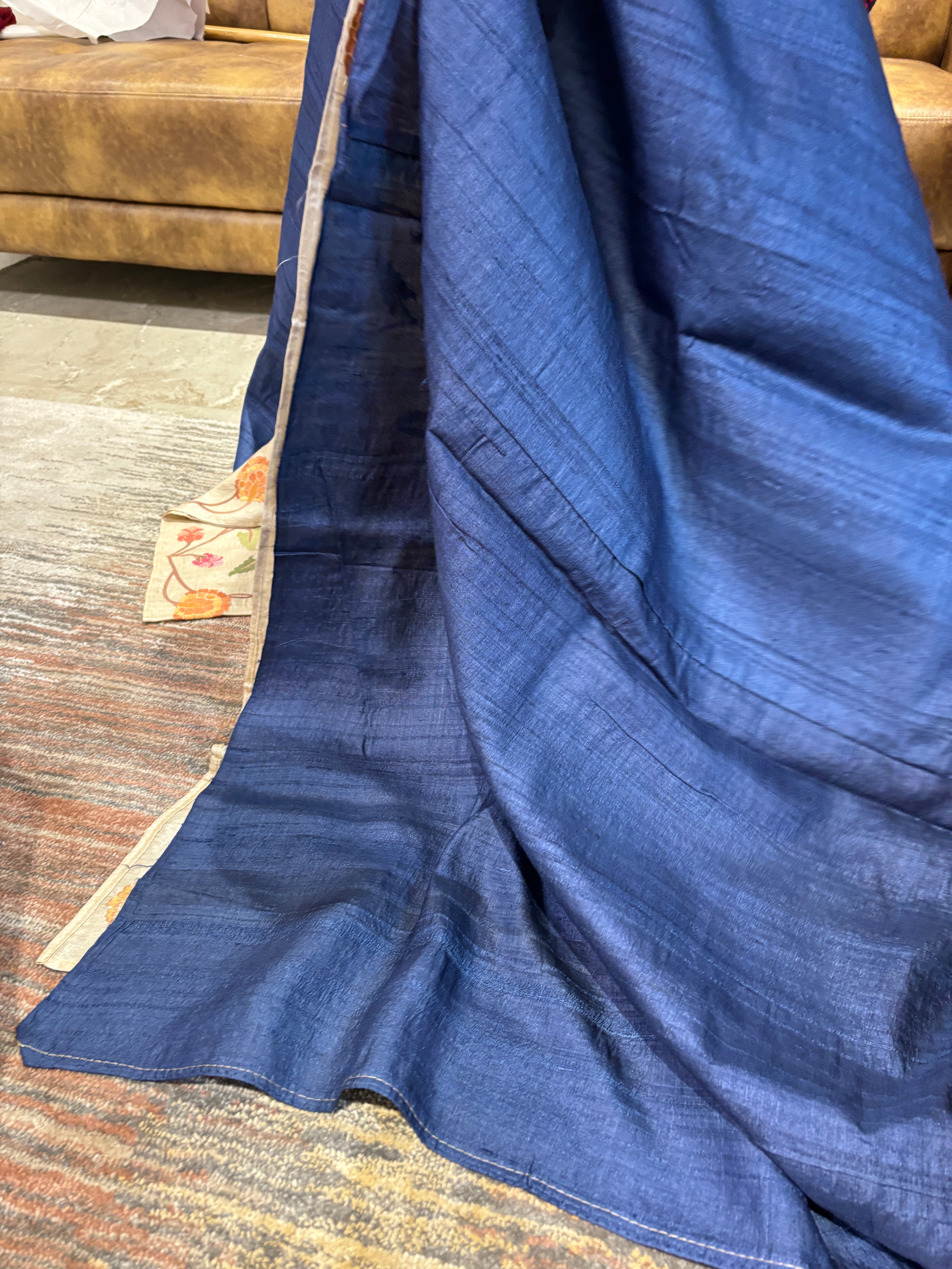 Pure Tusser silk saree