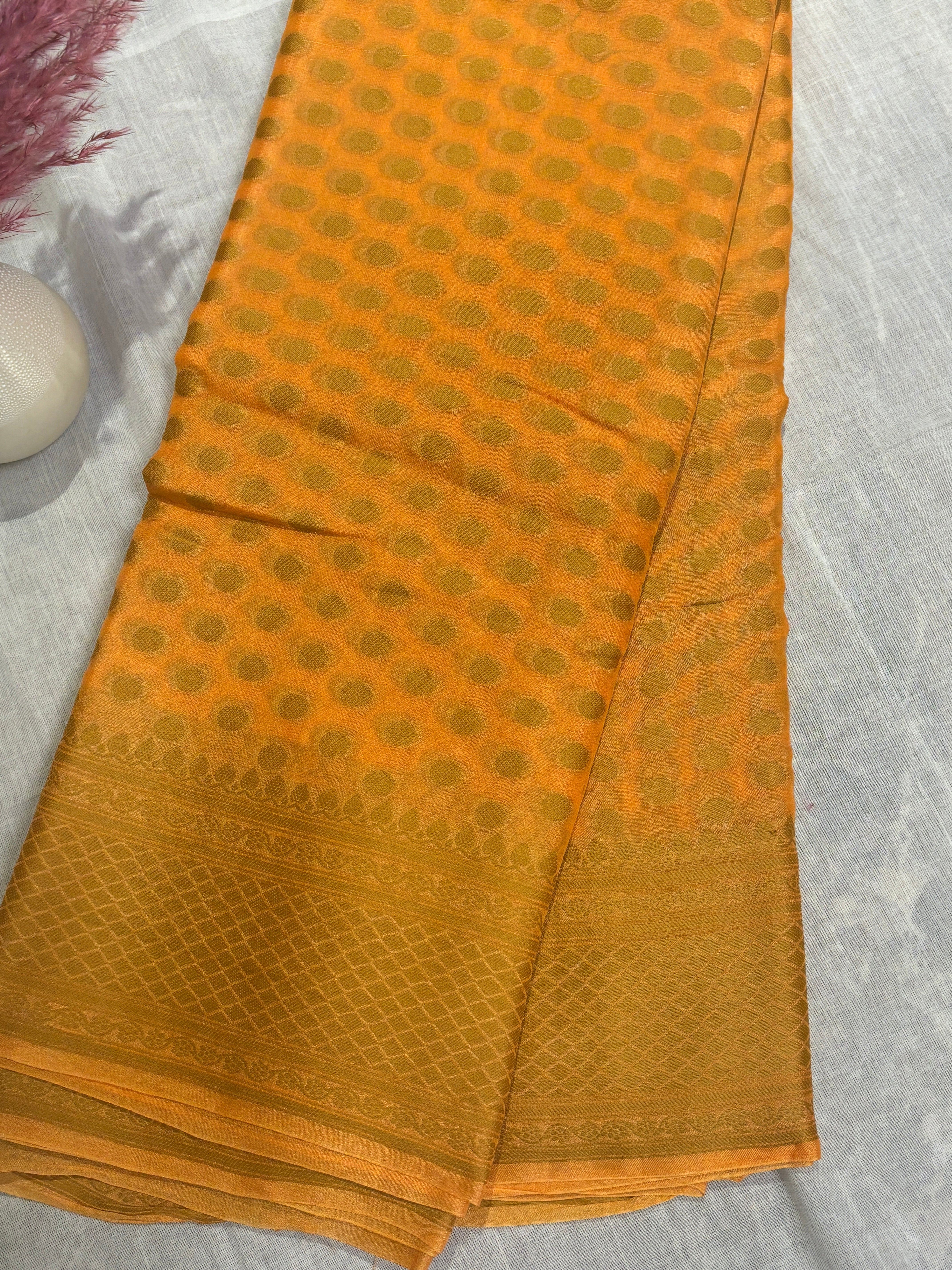 Pure khaddi chiffon Banarasi sarees