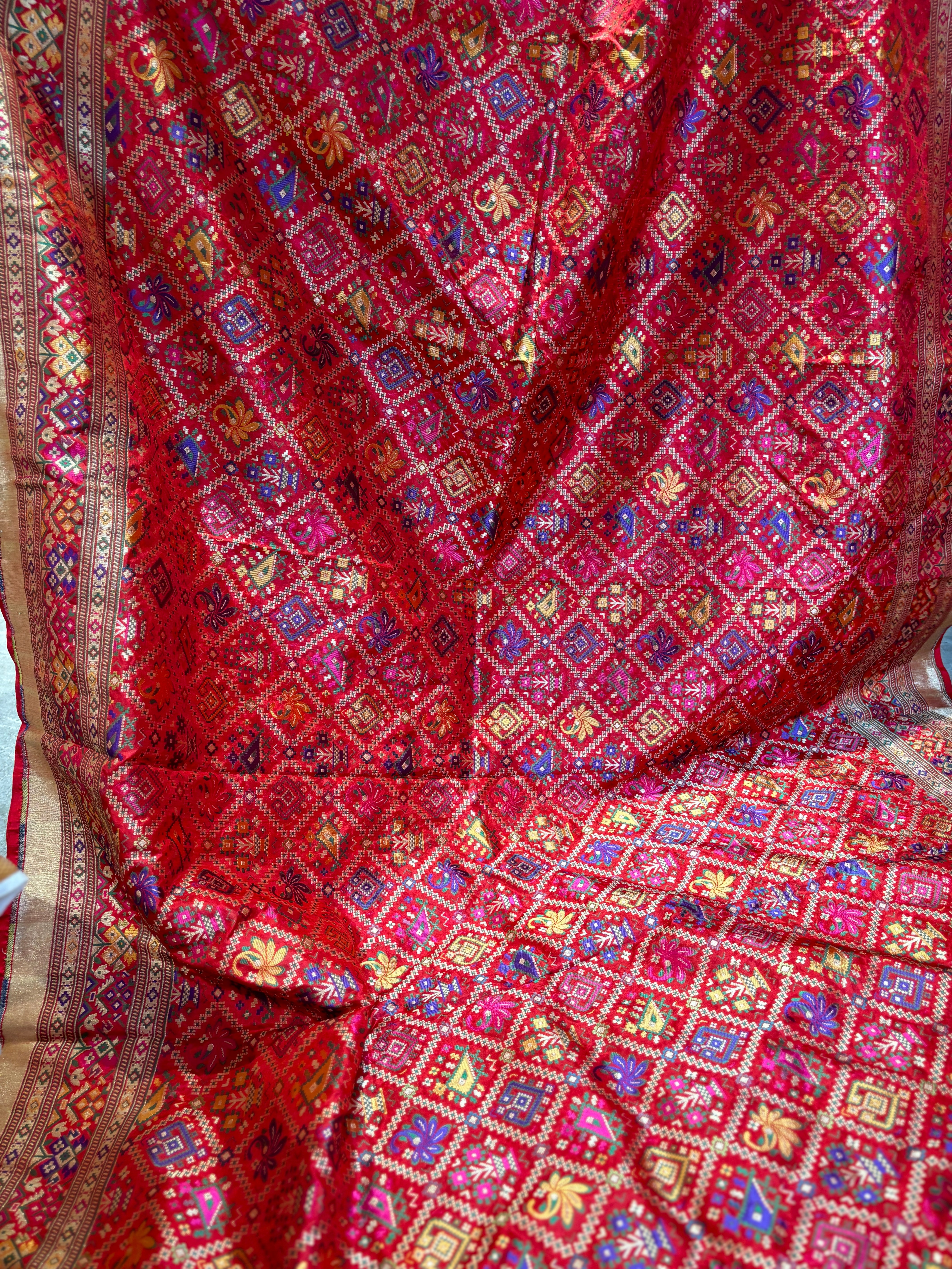Pure Banarasi patola silk saree