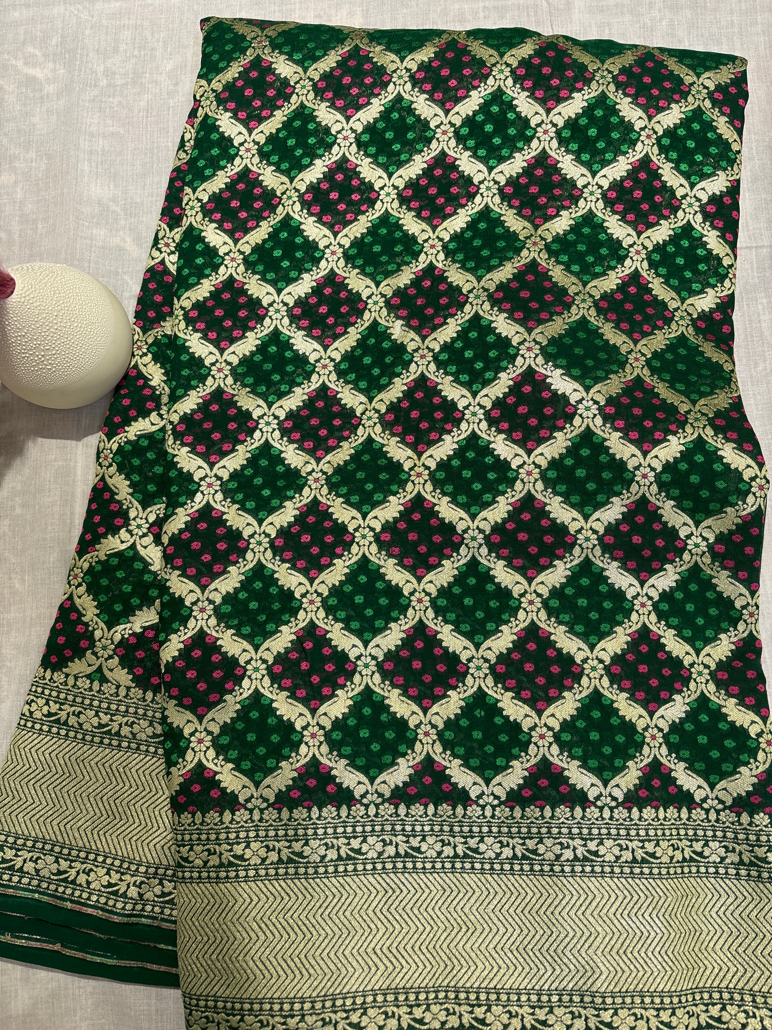 Khaddi georget saree