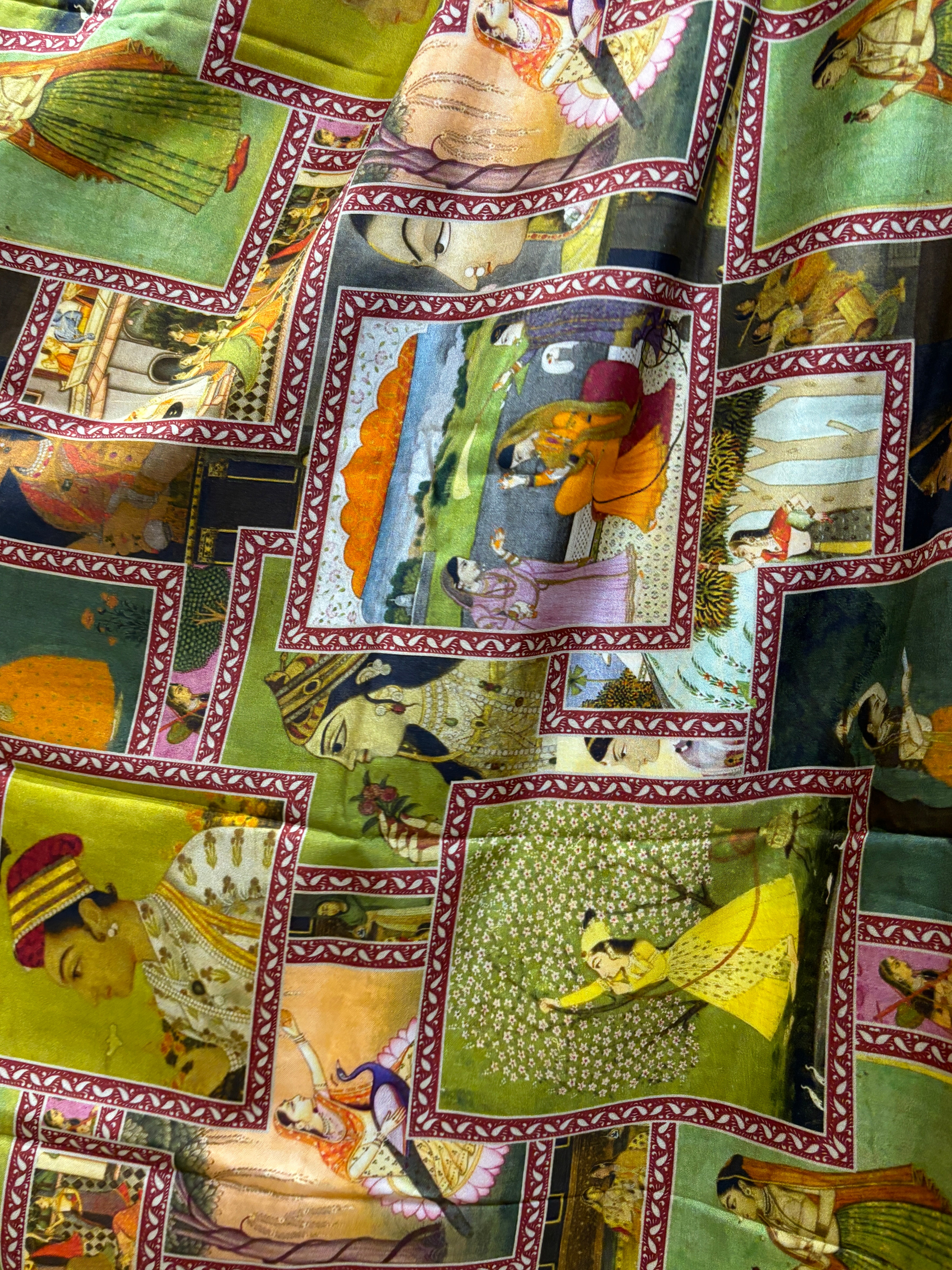 Pure silk digital printed saree