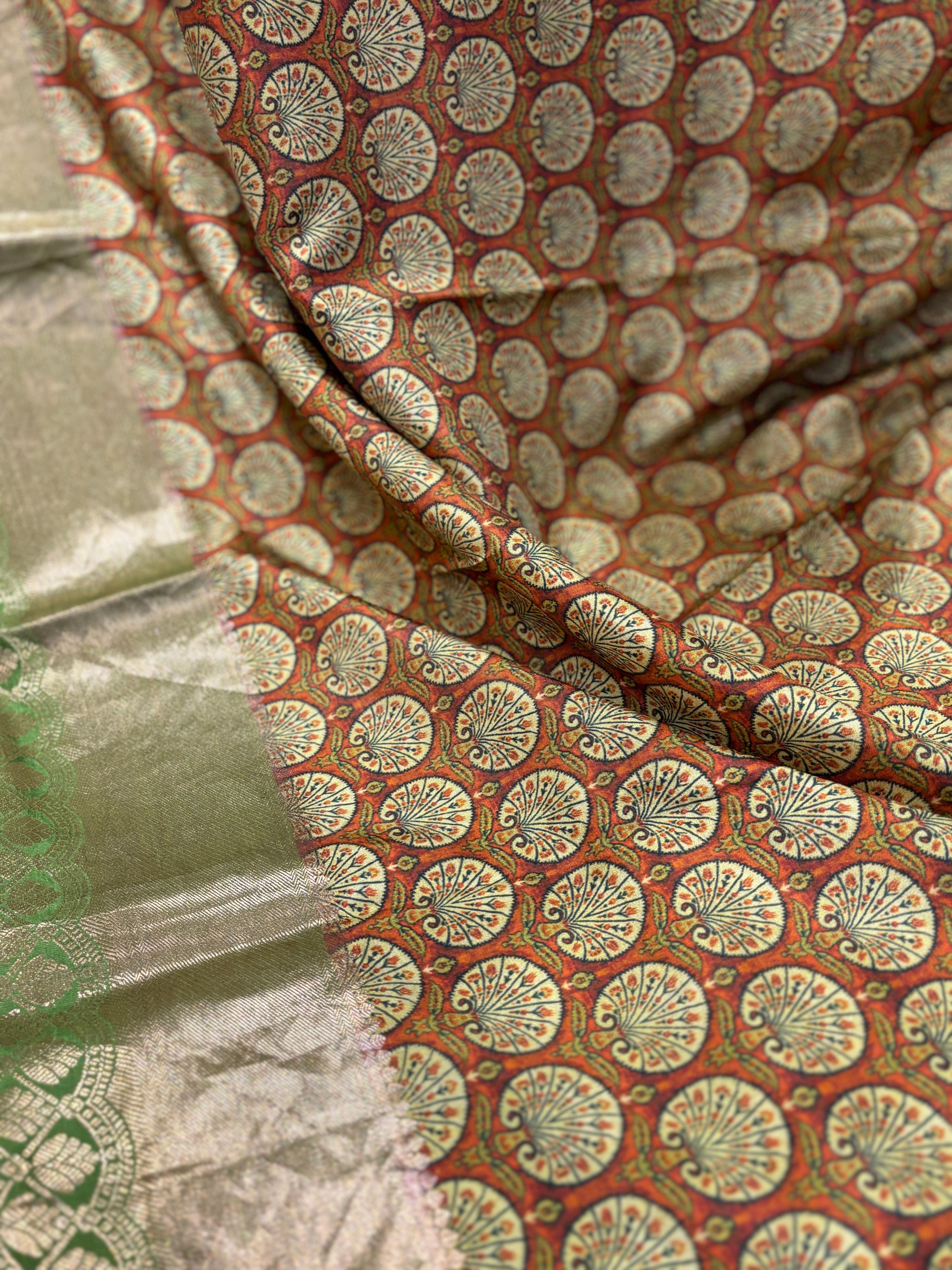 Pure silk digital printed saree