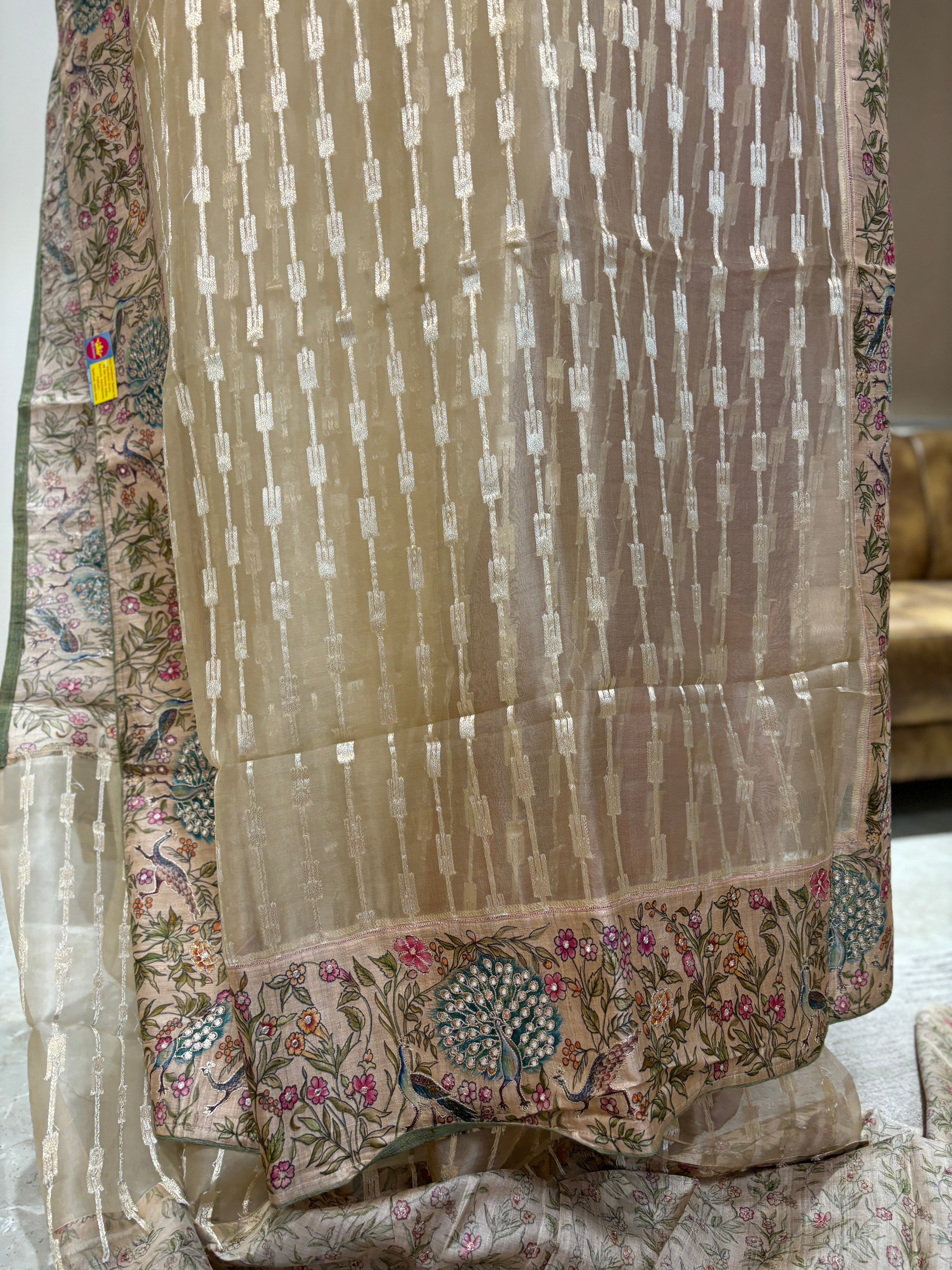 Designer kora saree