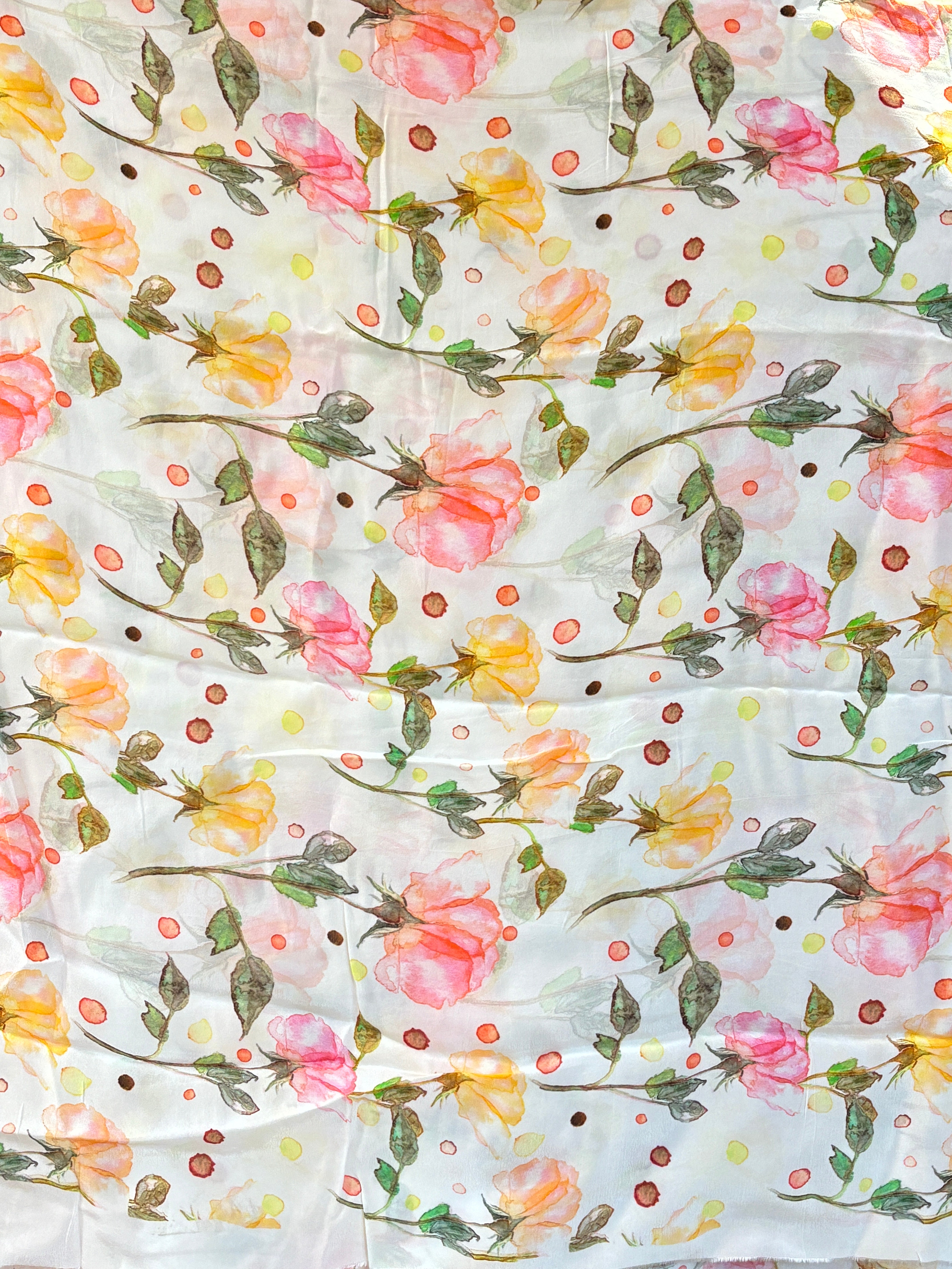 Pure crepe silk digital printed sarees