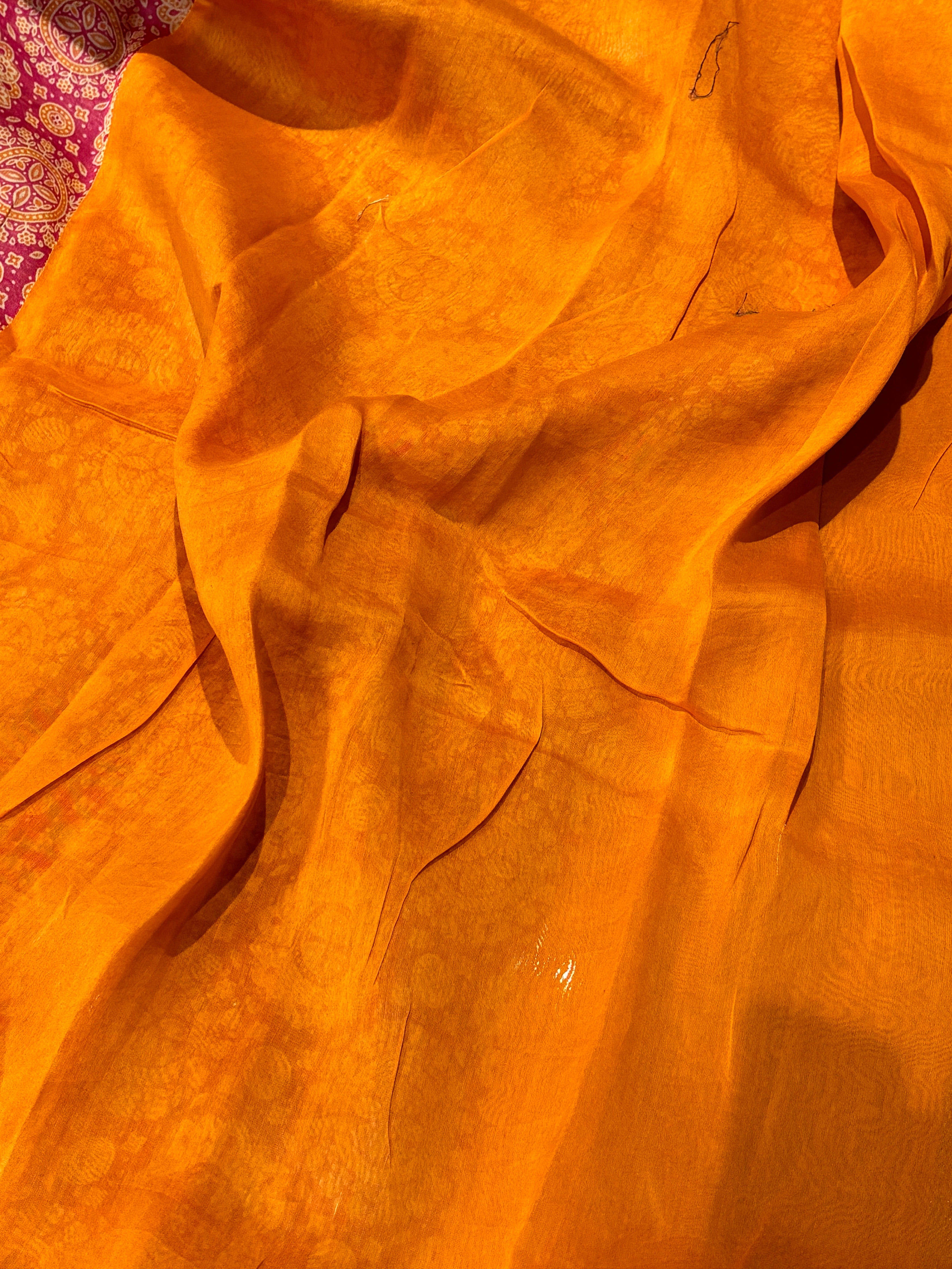 Soft printed Chanderi cotton