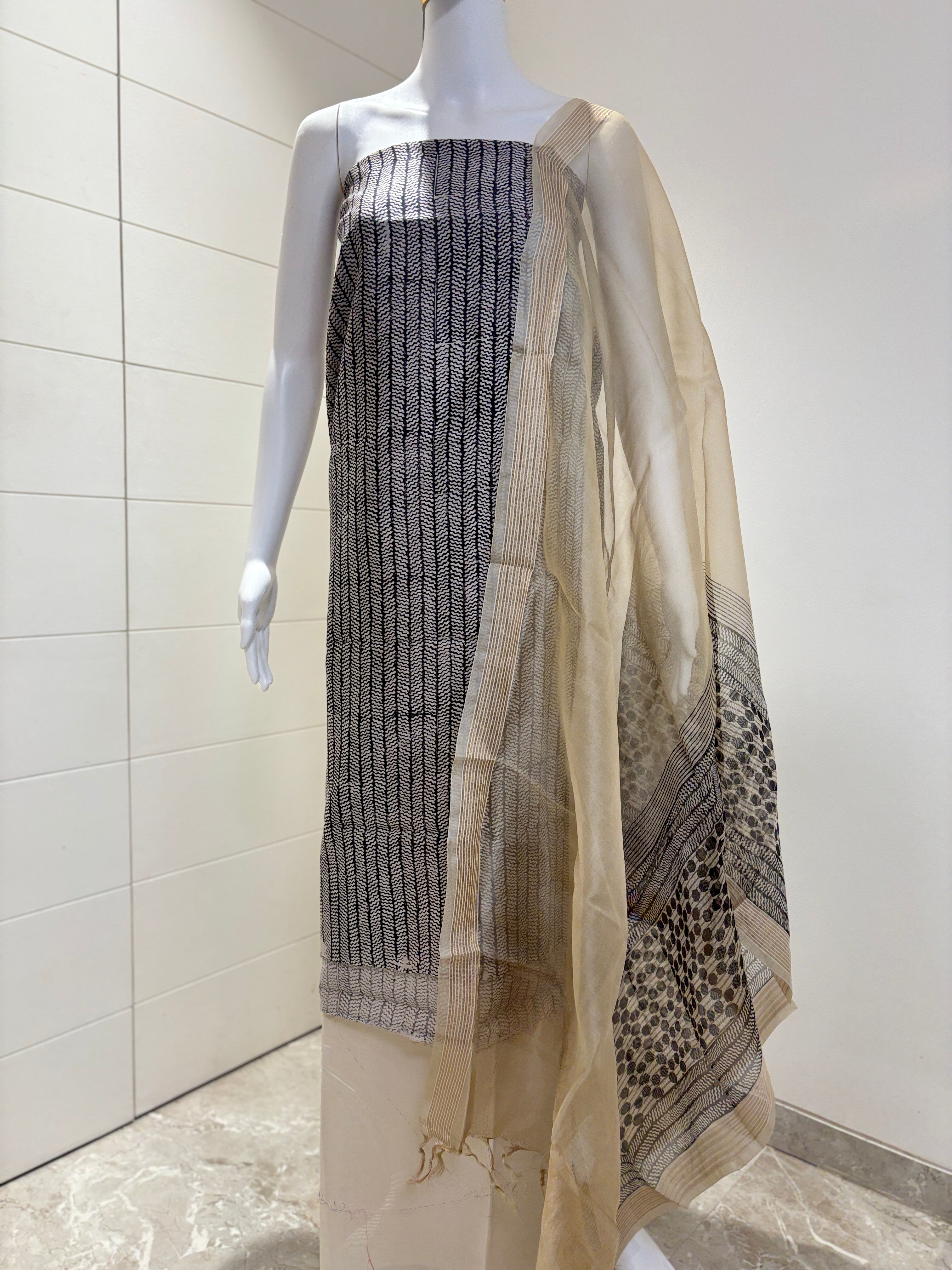 Pure silk suit material