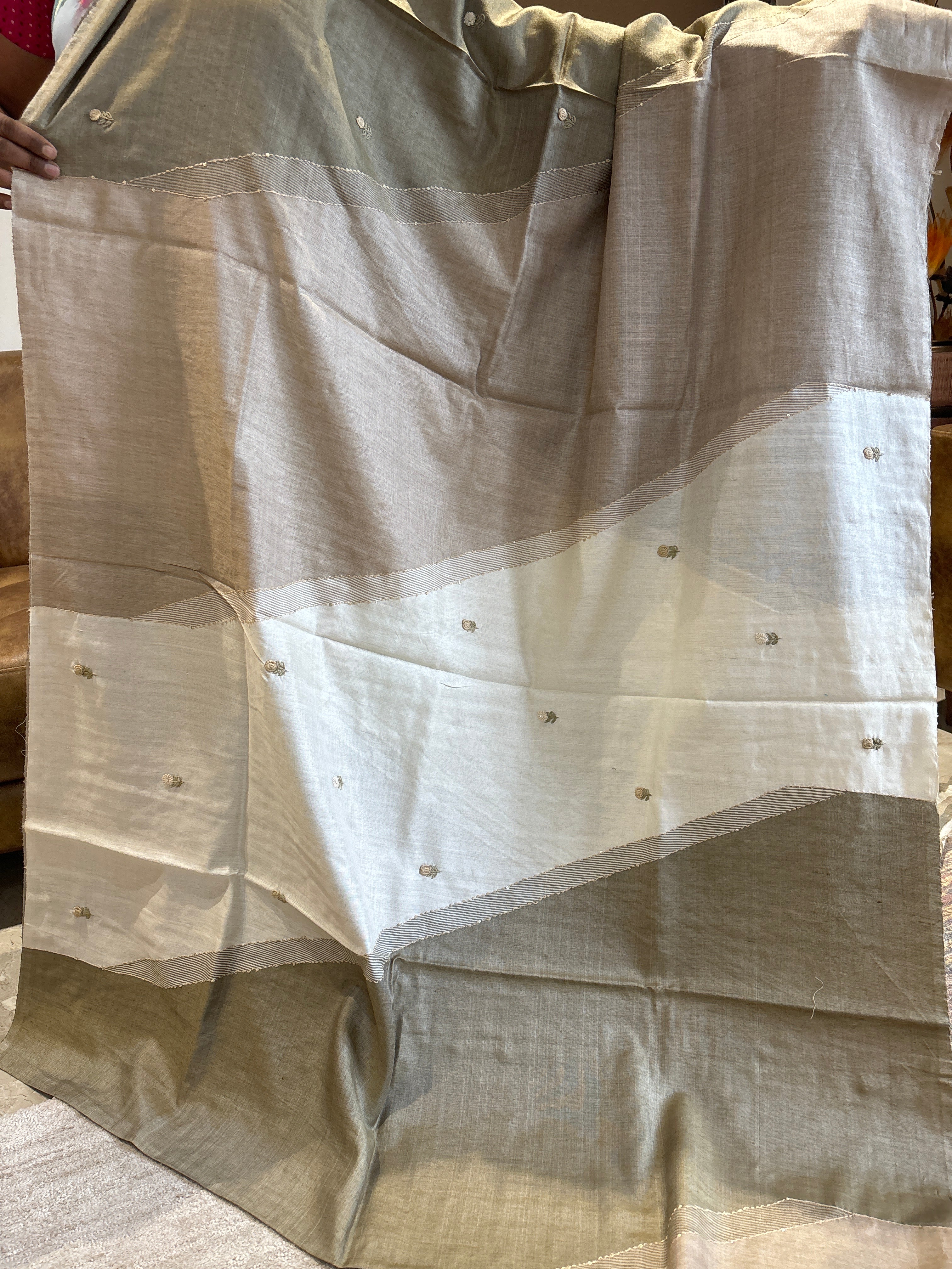 Pure Tusser silk saree