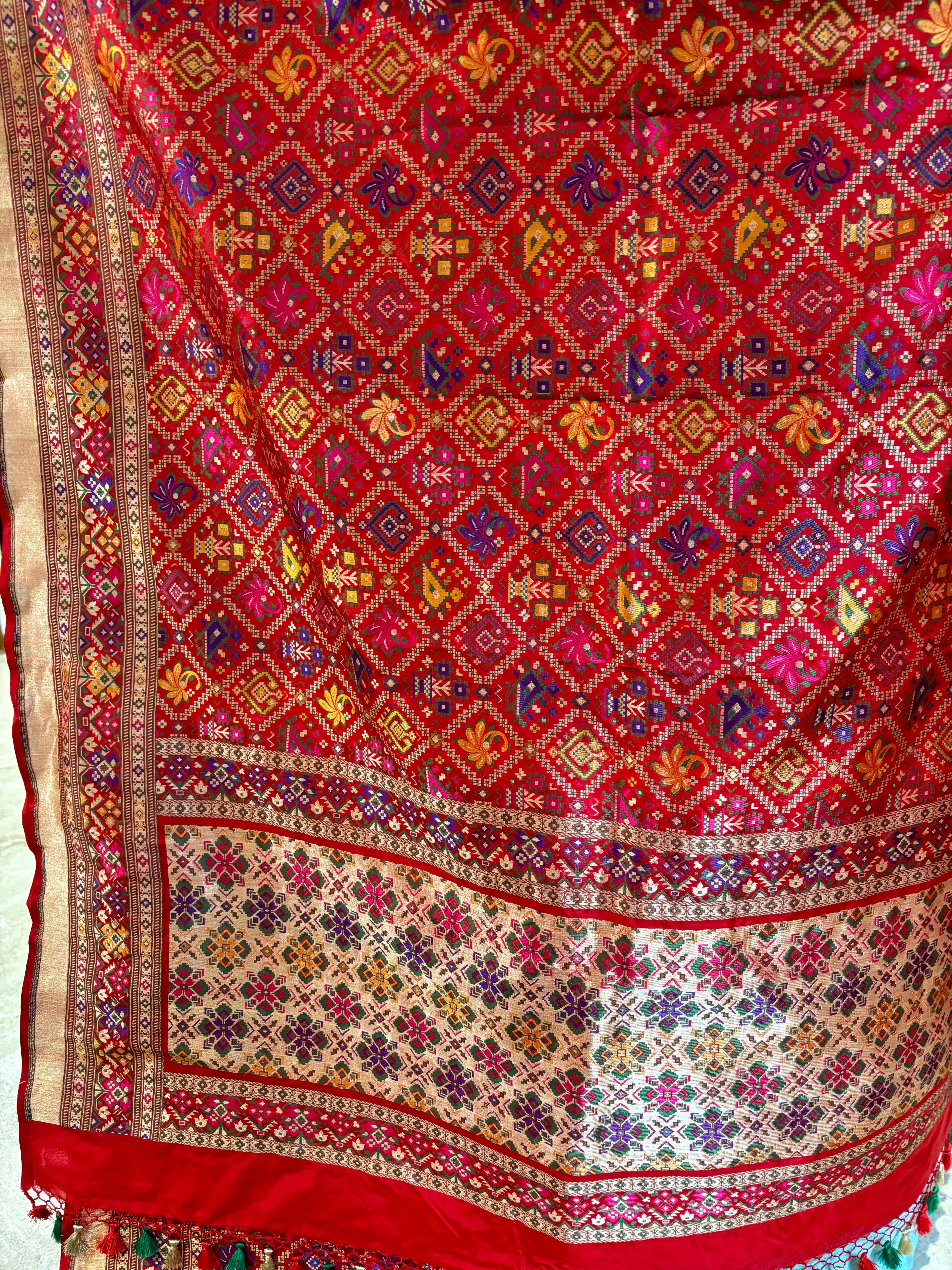 Pure Banarasi patola silk saree