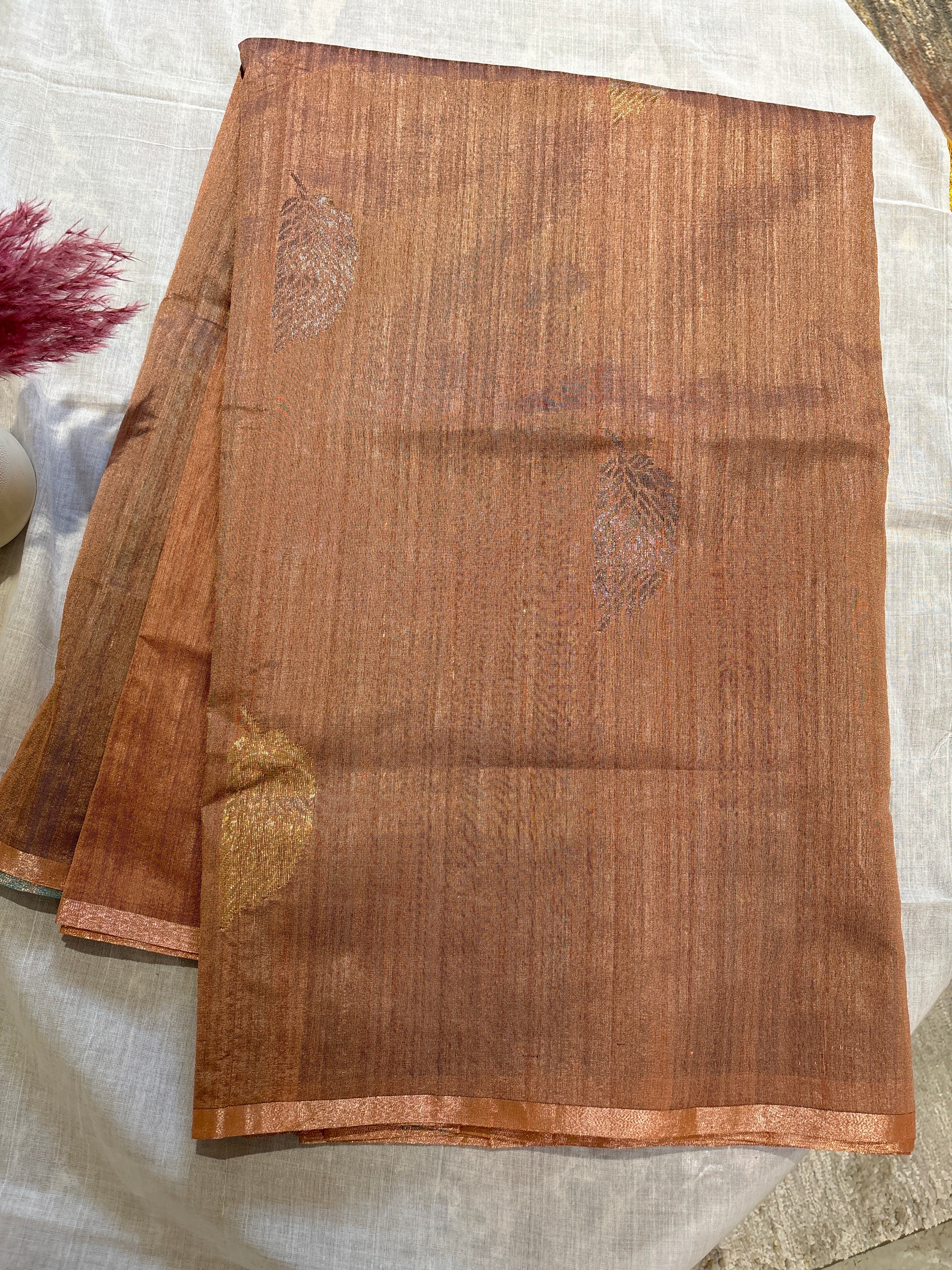 Banarasi linen saree