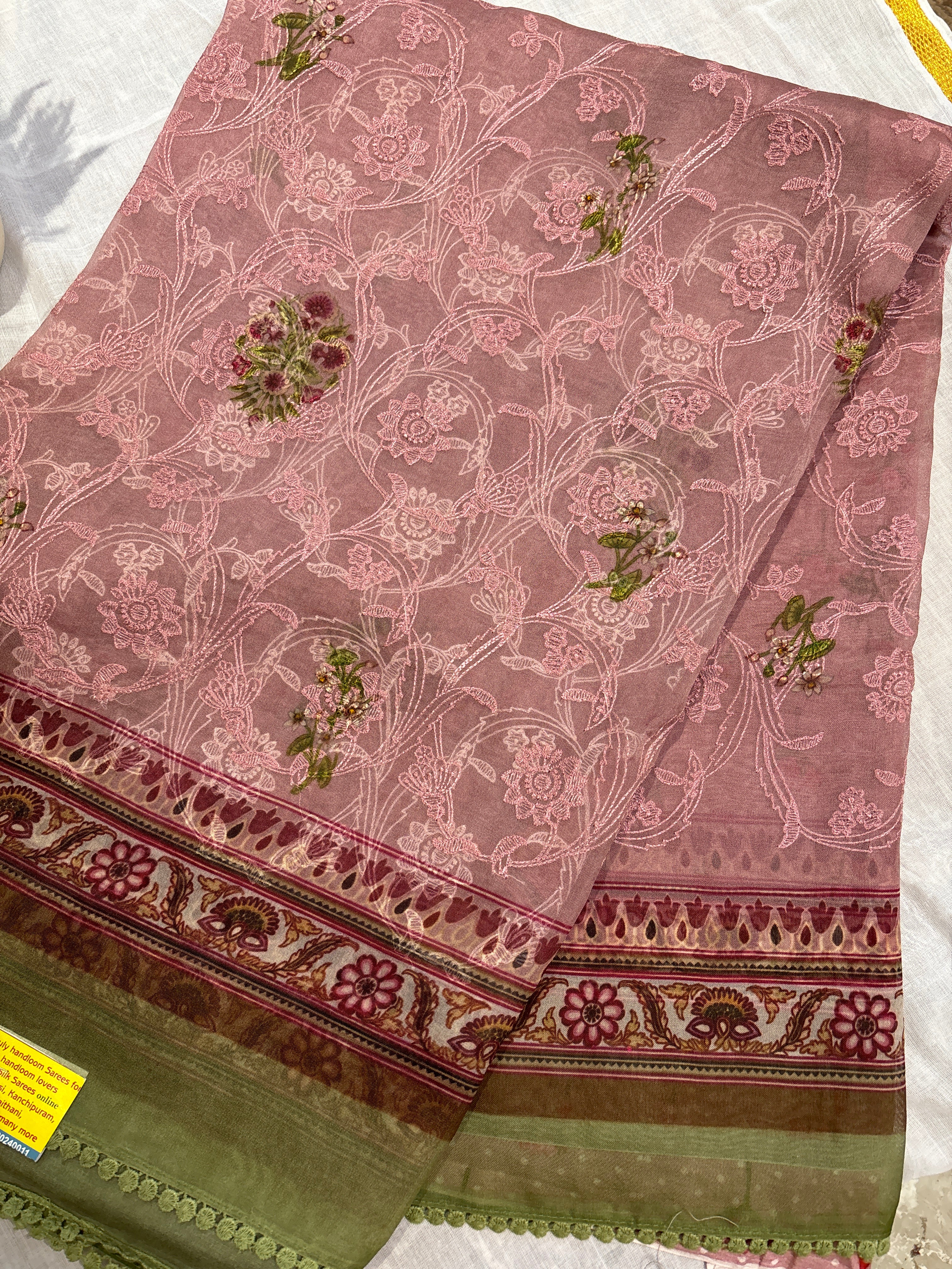 Pure organza sarees