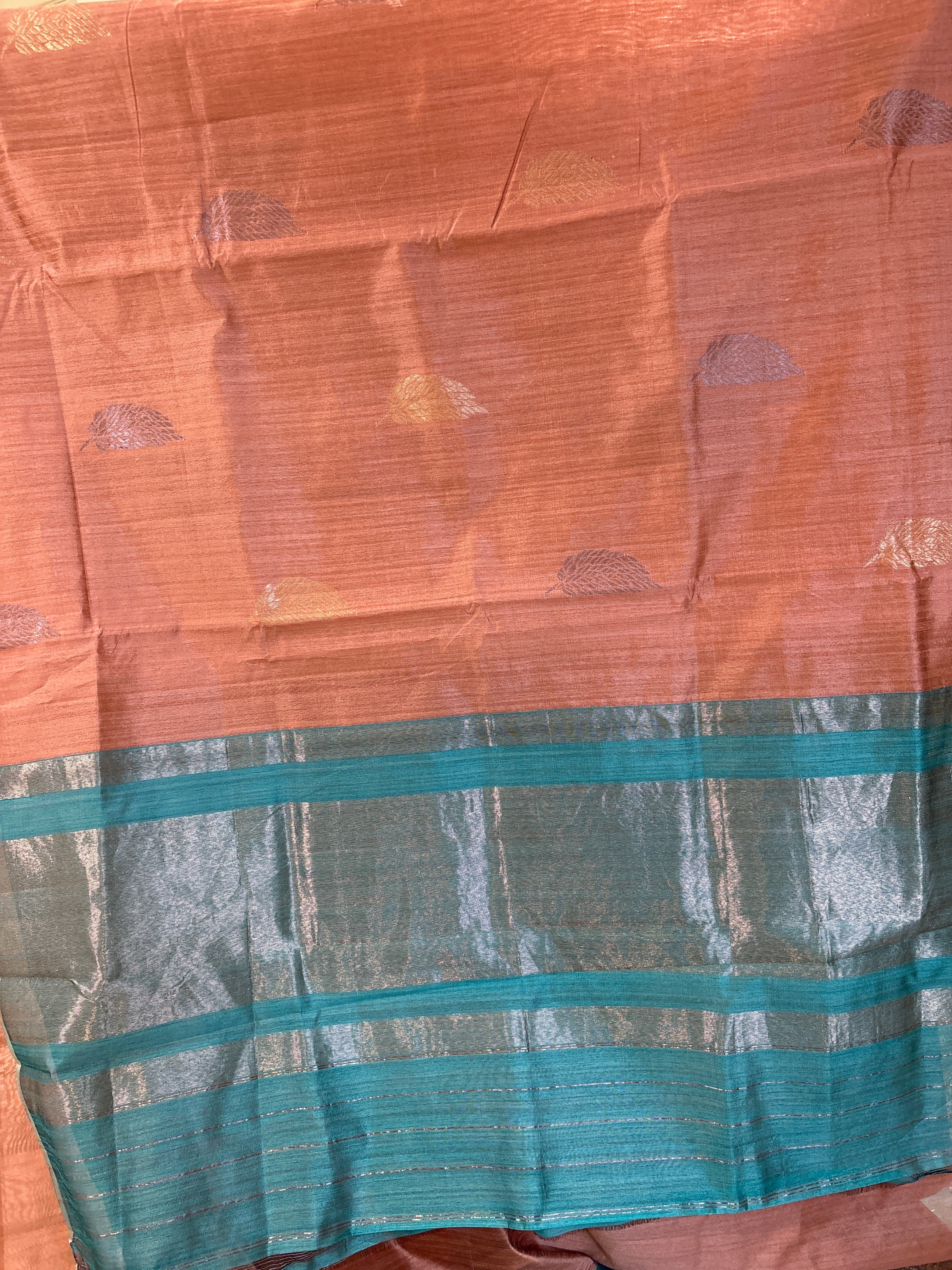 Banarasi linen saree