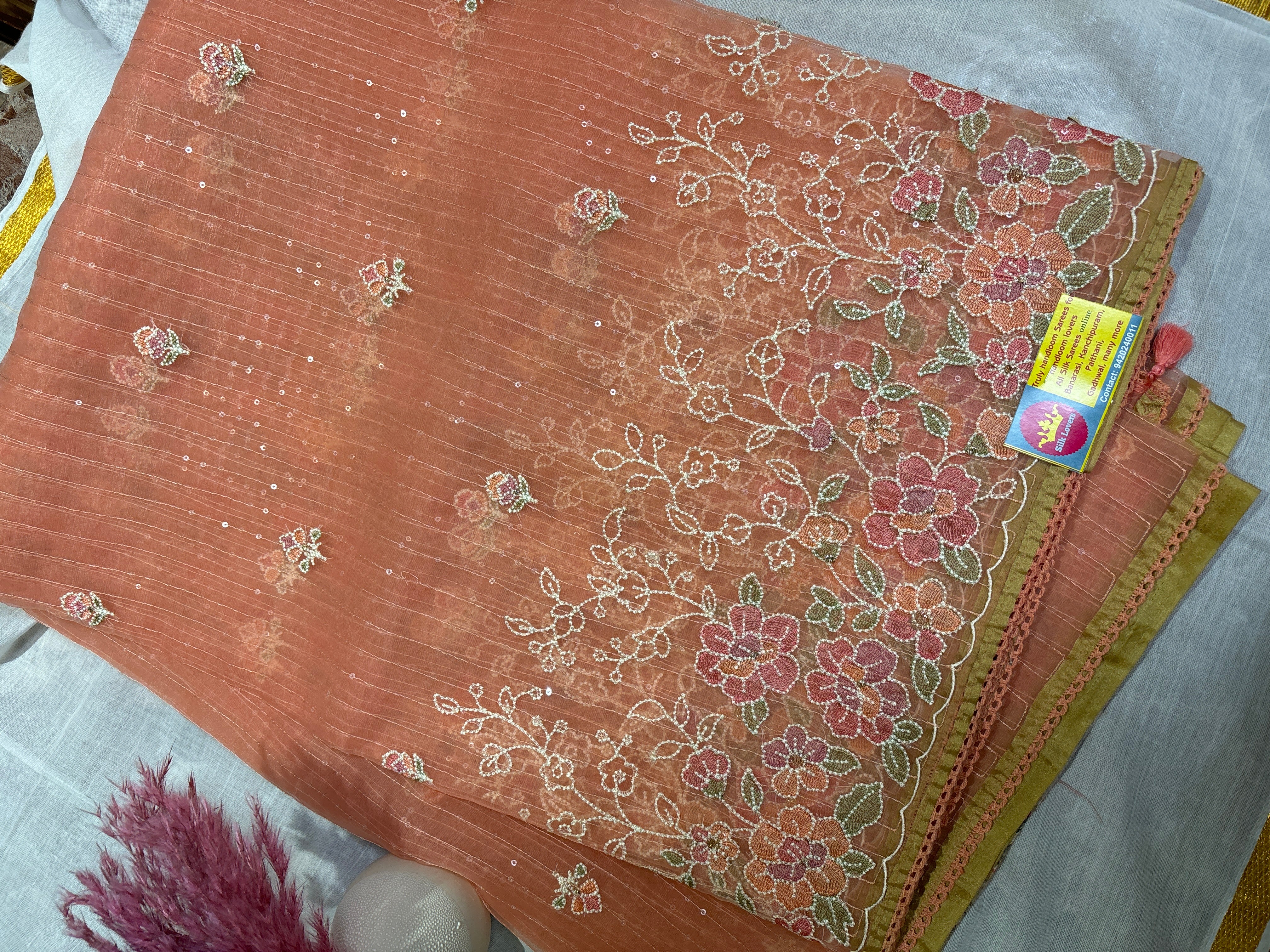 Organza saree