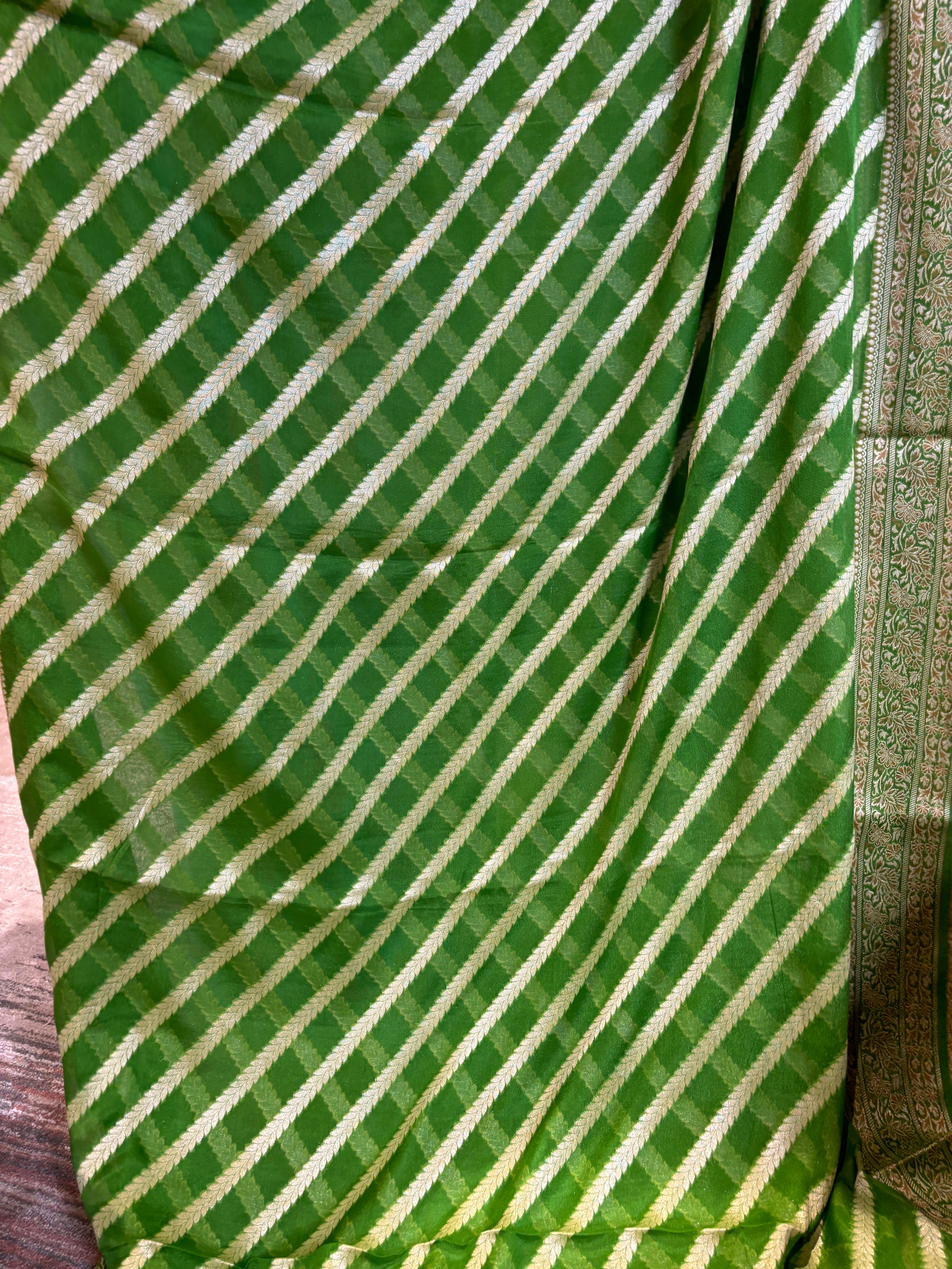 Pure khaddi chiffon saree