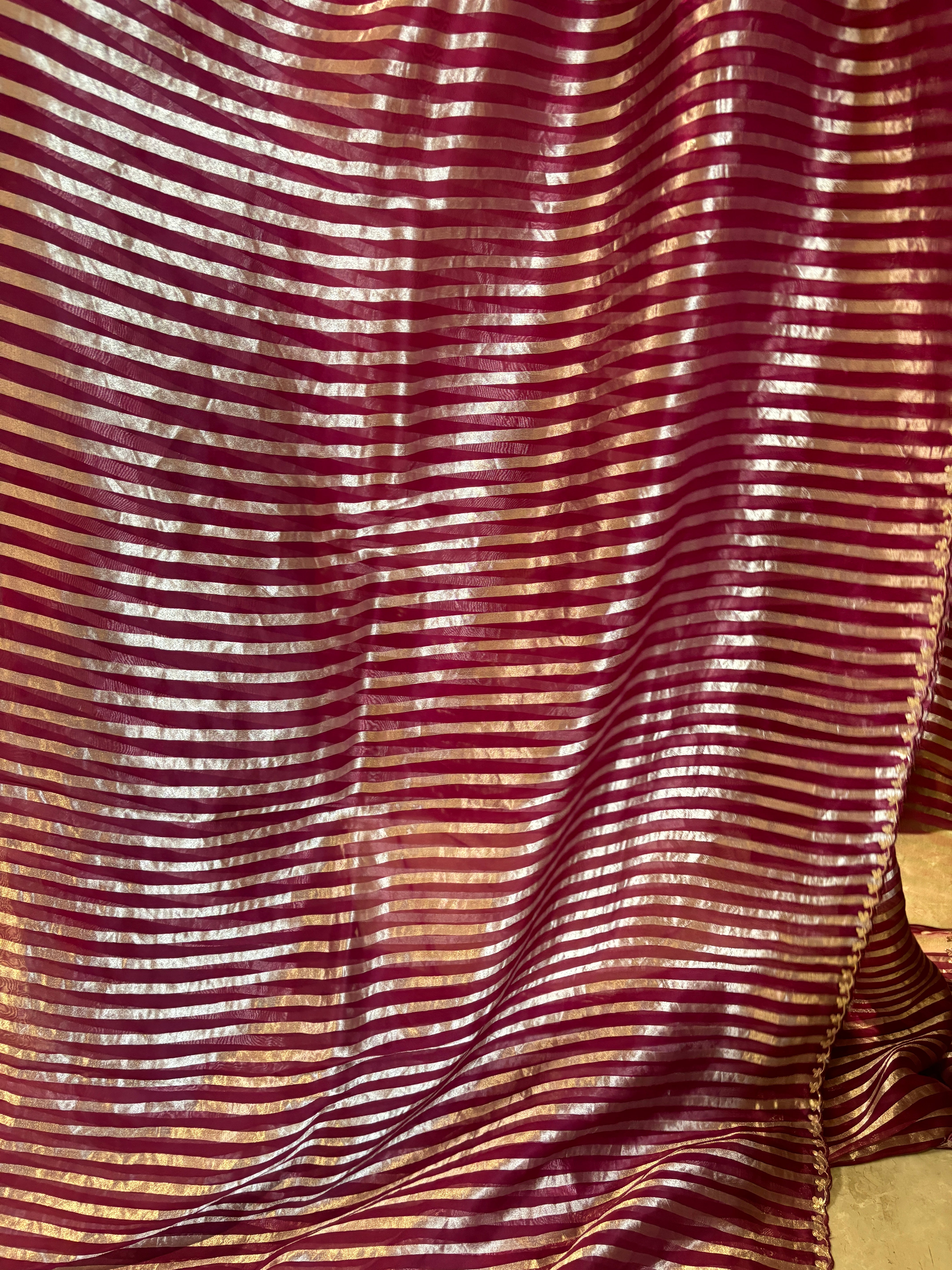 Pure tissue kora saree