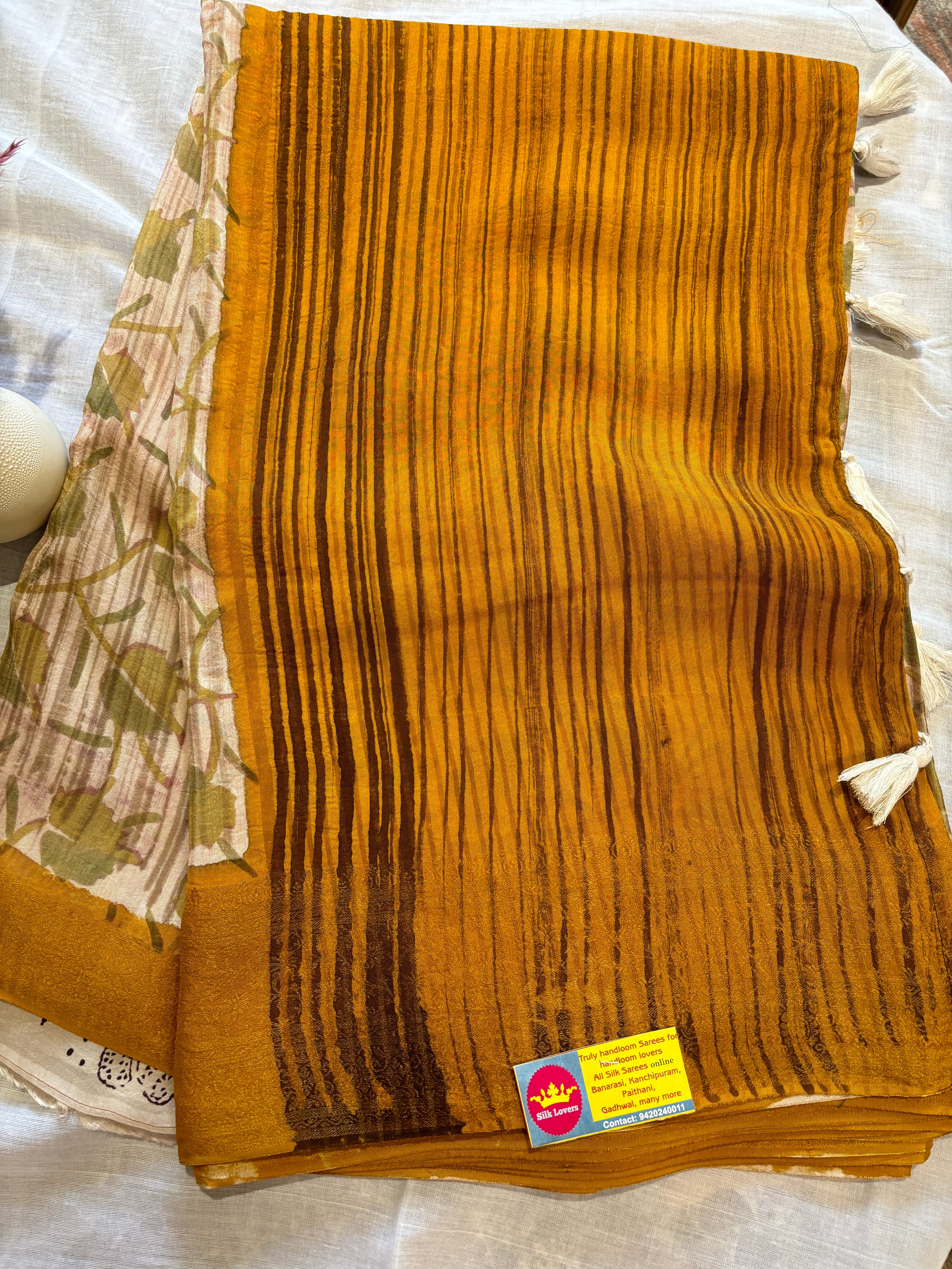 Munga crepe silk saree