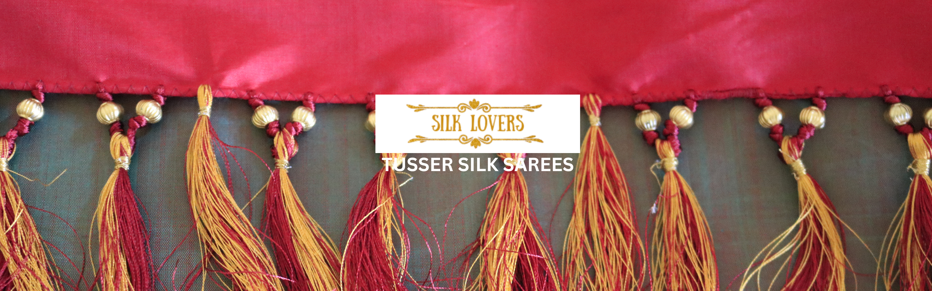 Tusser silk sarees