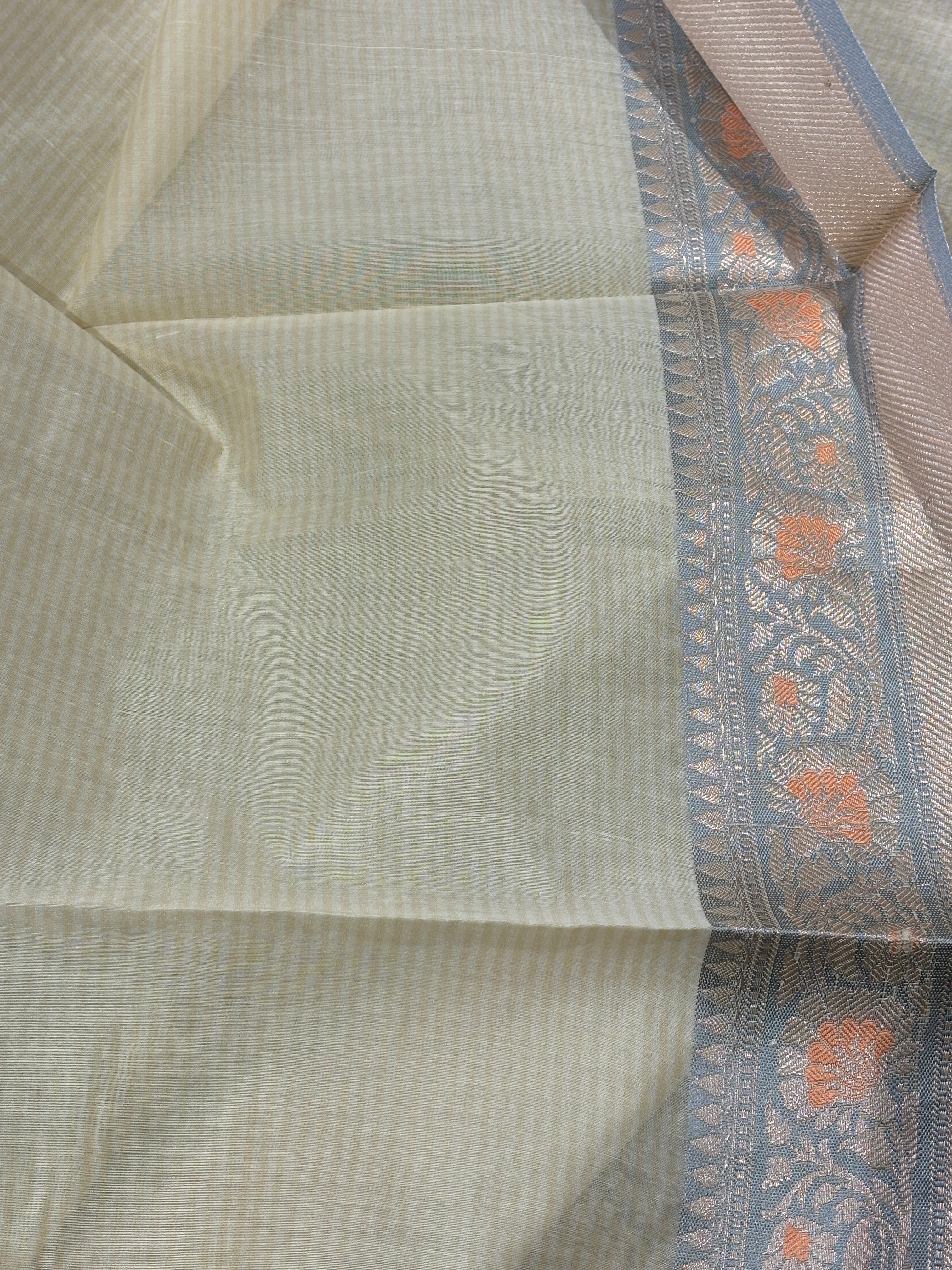 Kota cotton embroidery with Resham border