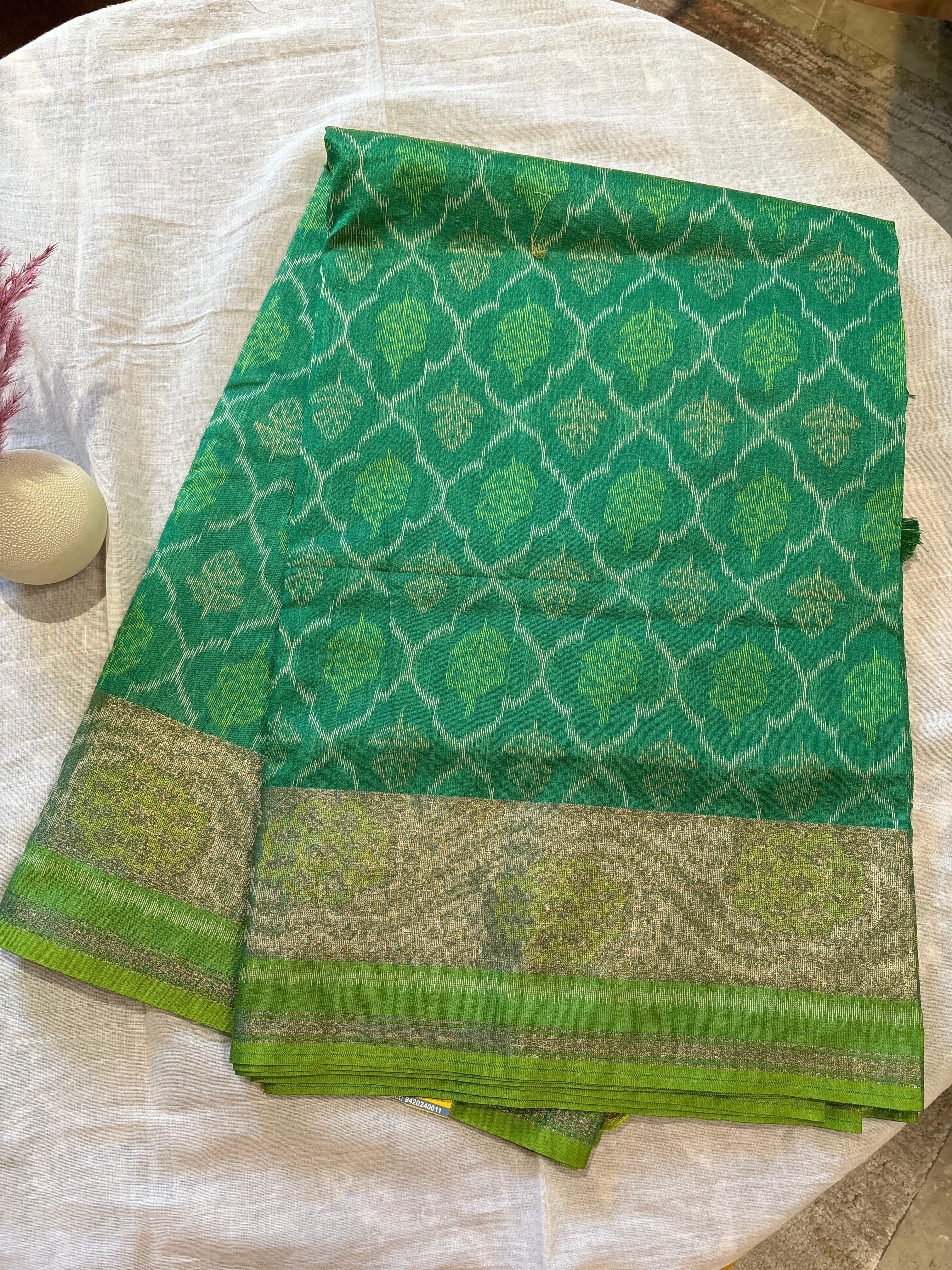 Tusser silk saree