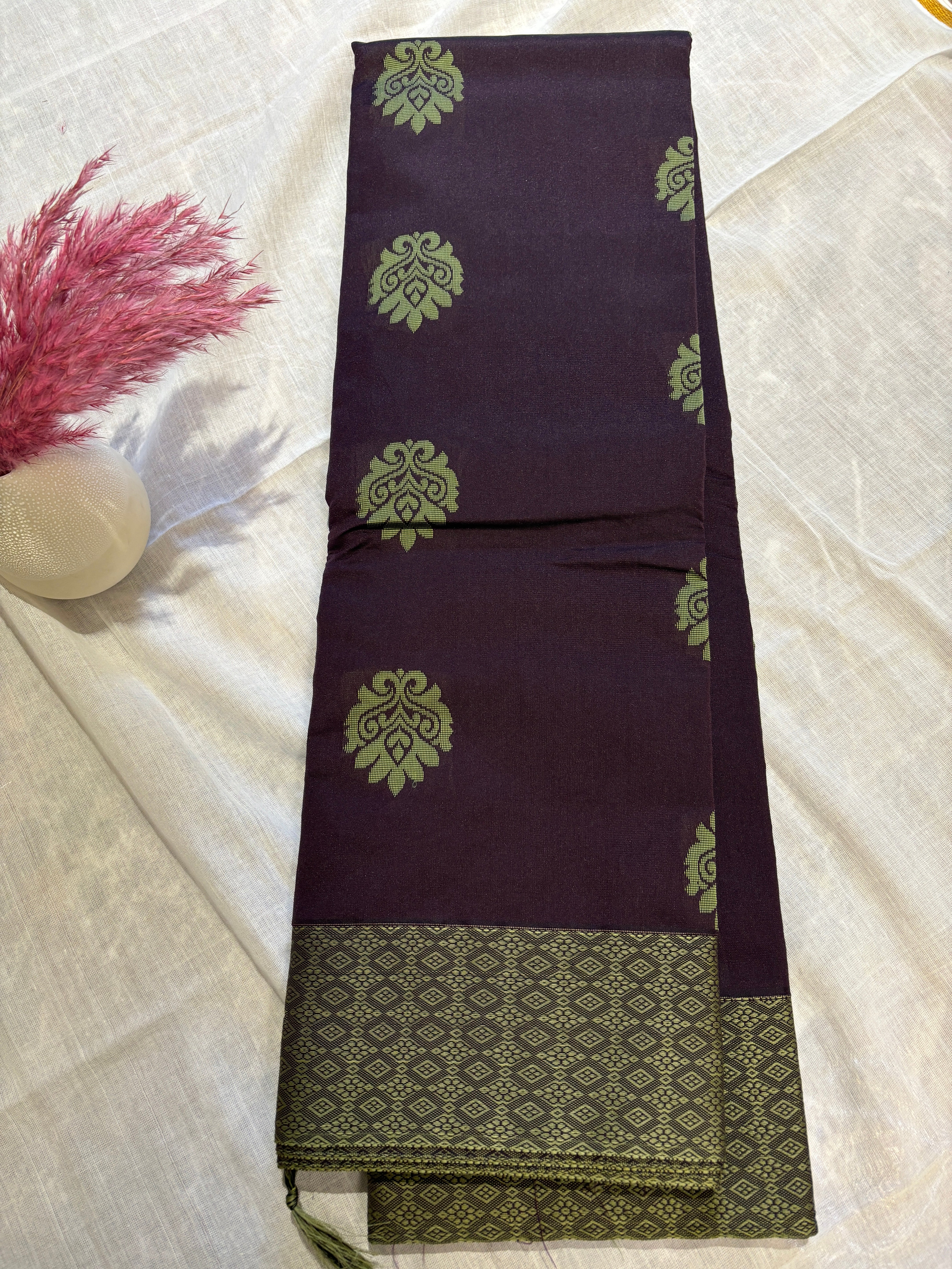 Pure soft silk kanchipuram sarees