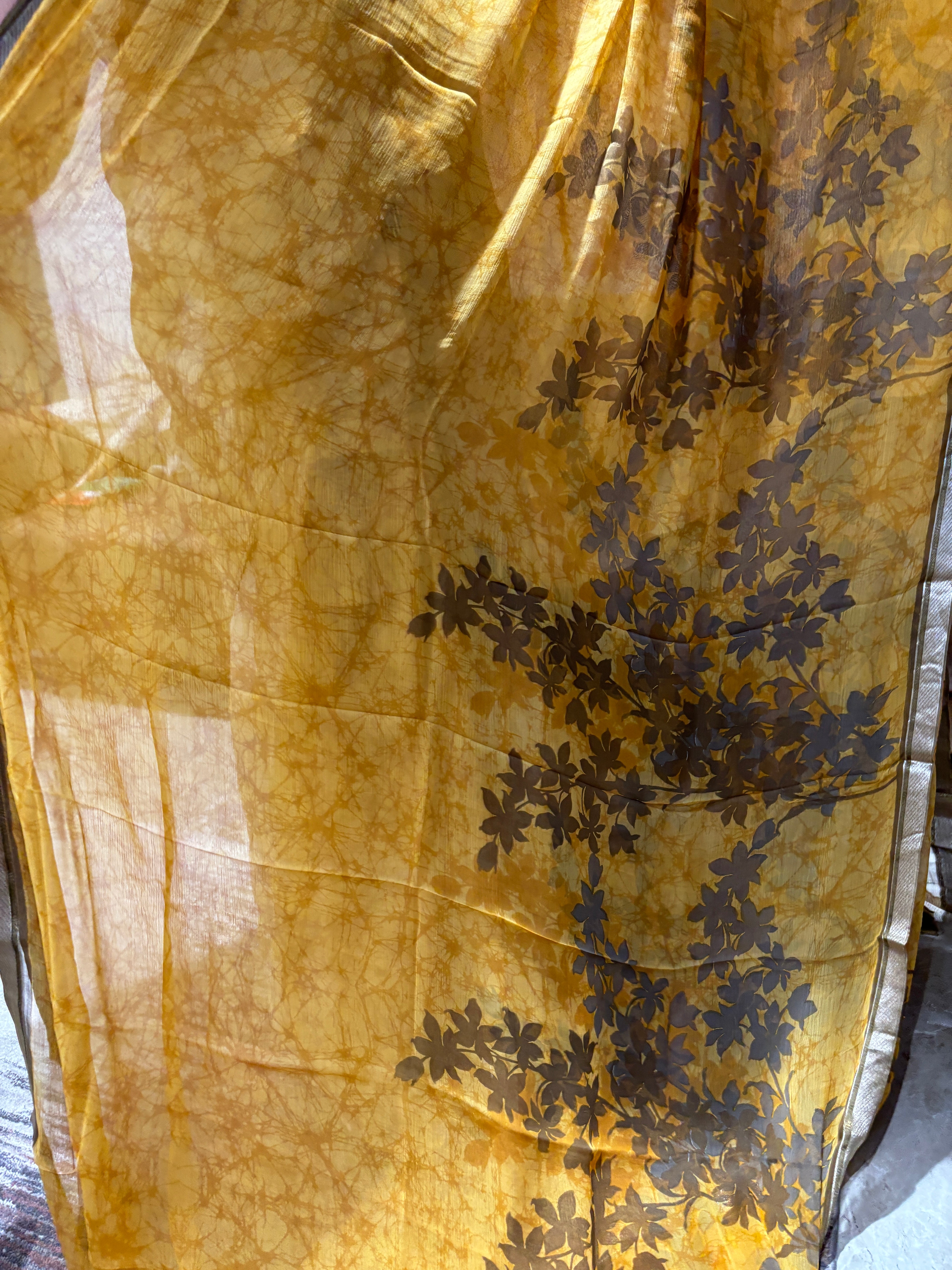 Pure georget saree