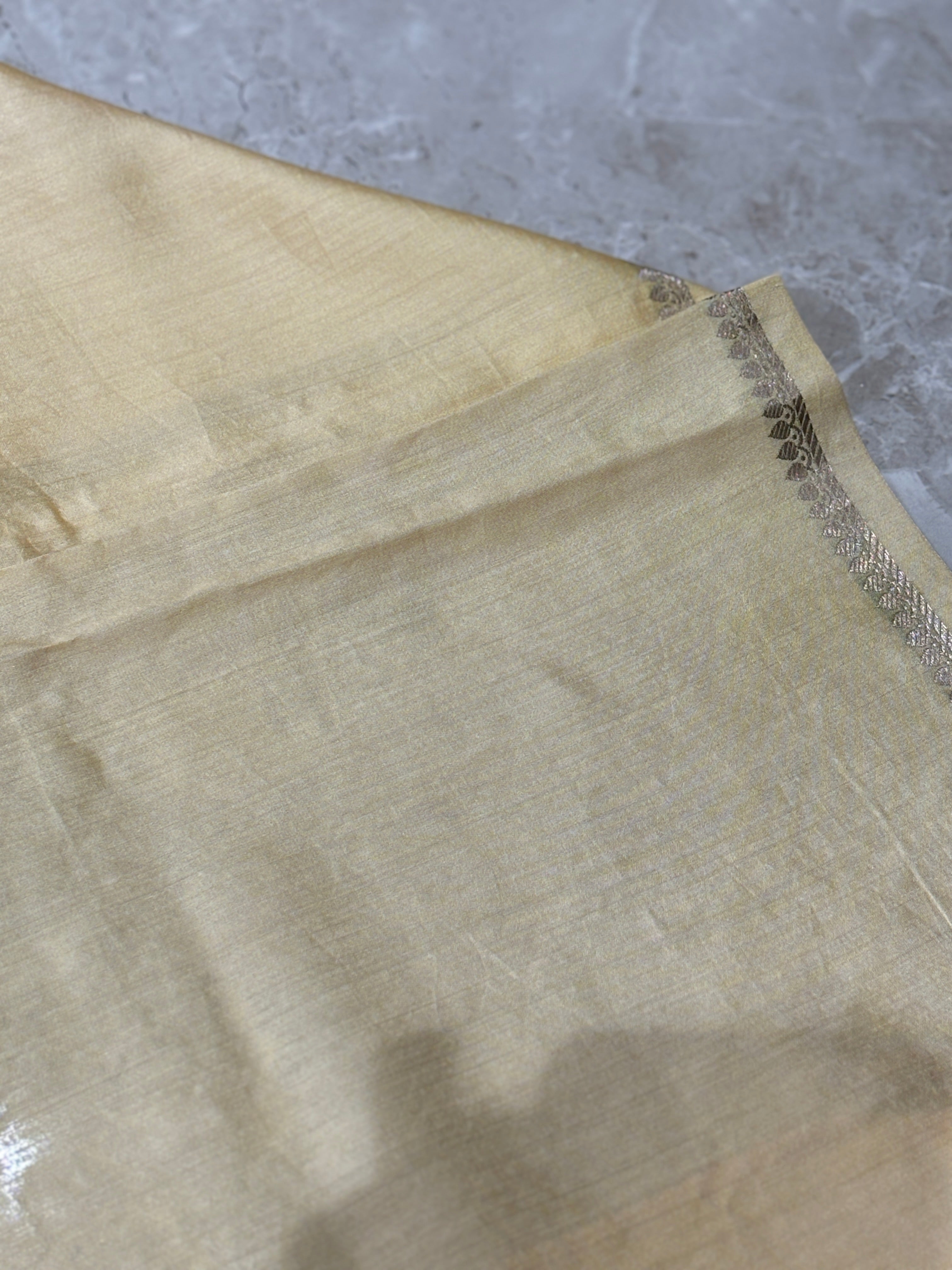 Pure linen silk saree