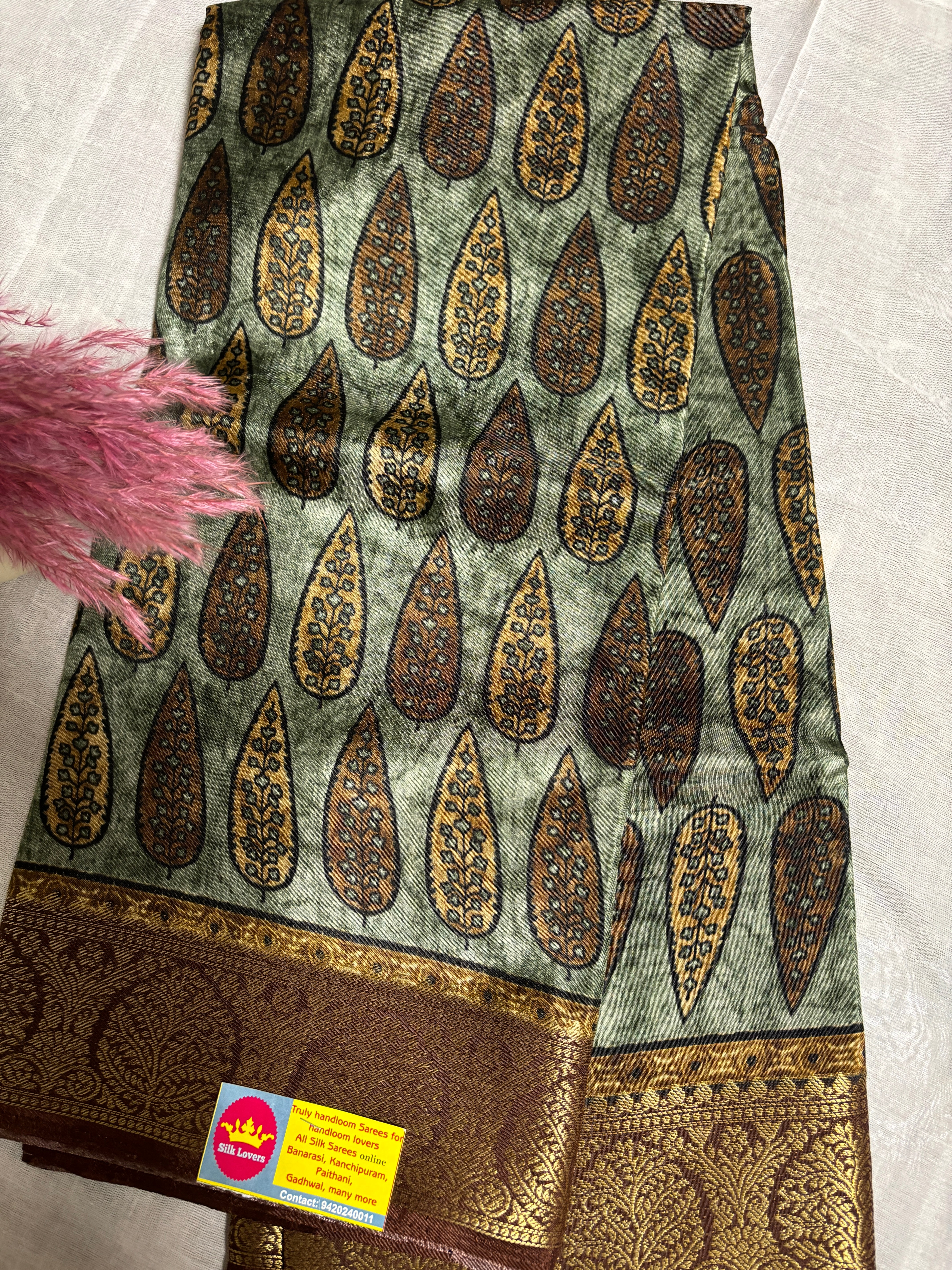 Pure dola silk saree
