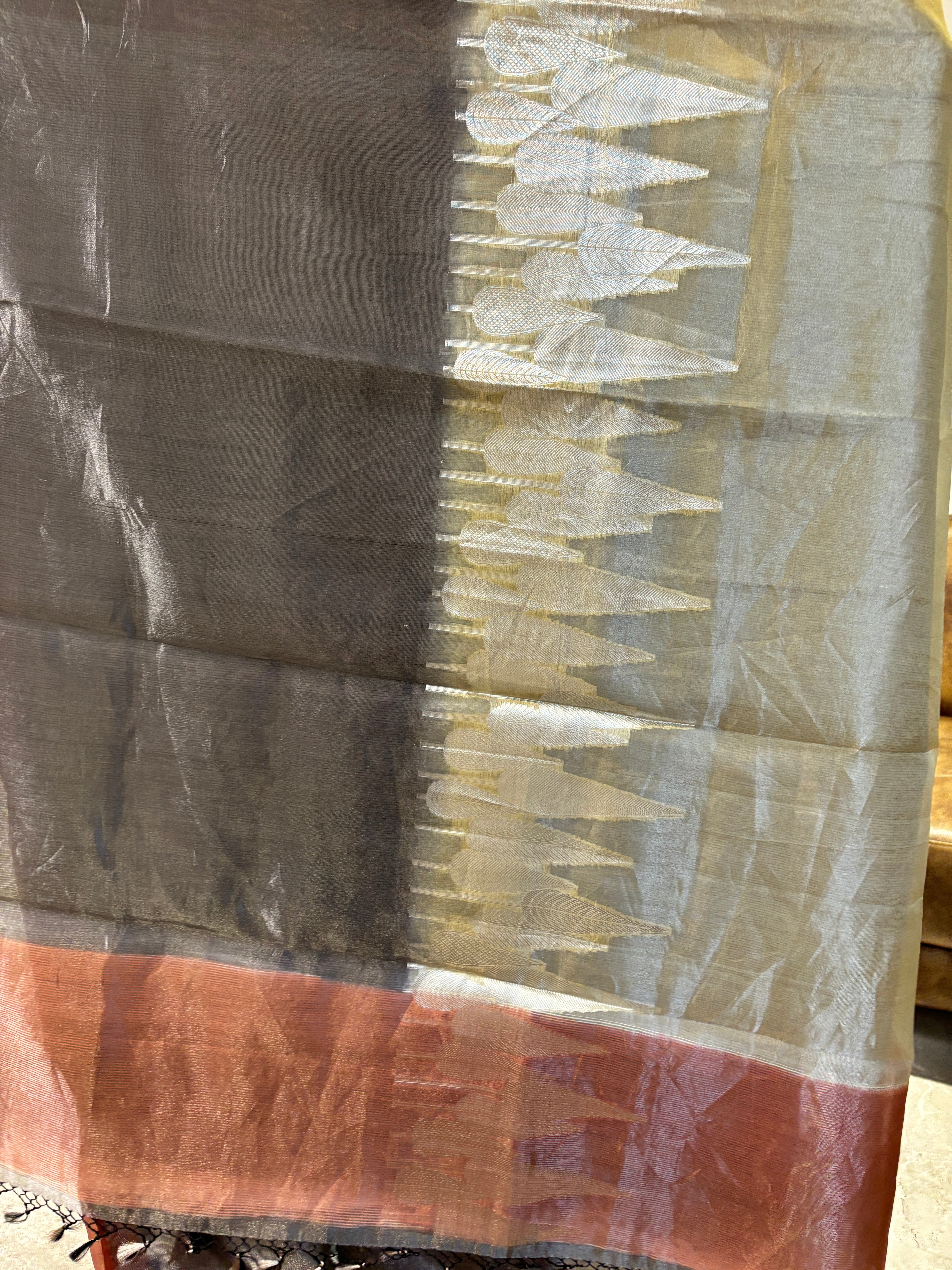 Pure tissue kora silk saree