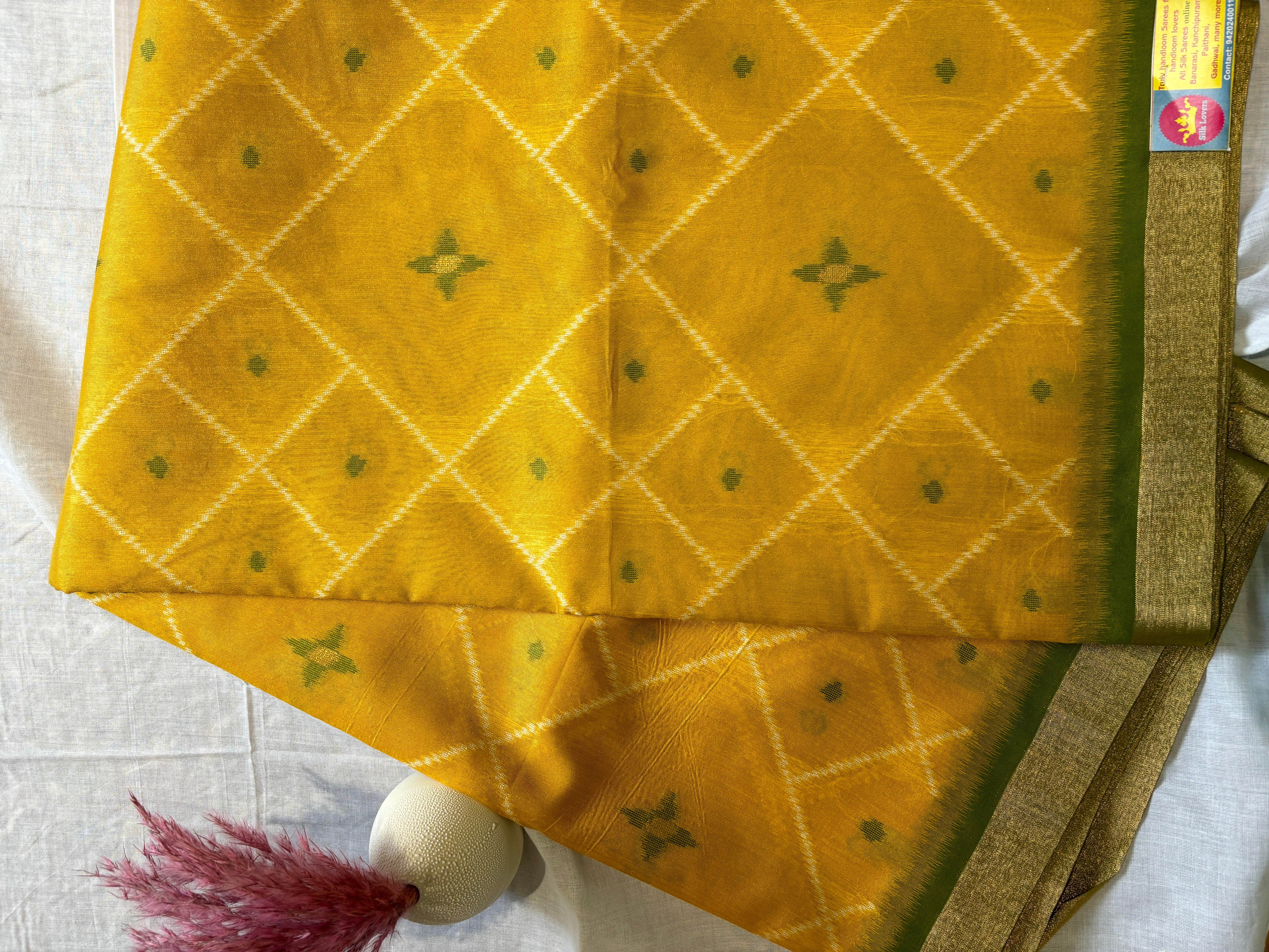 Tusser silk saree
