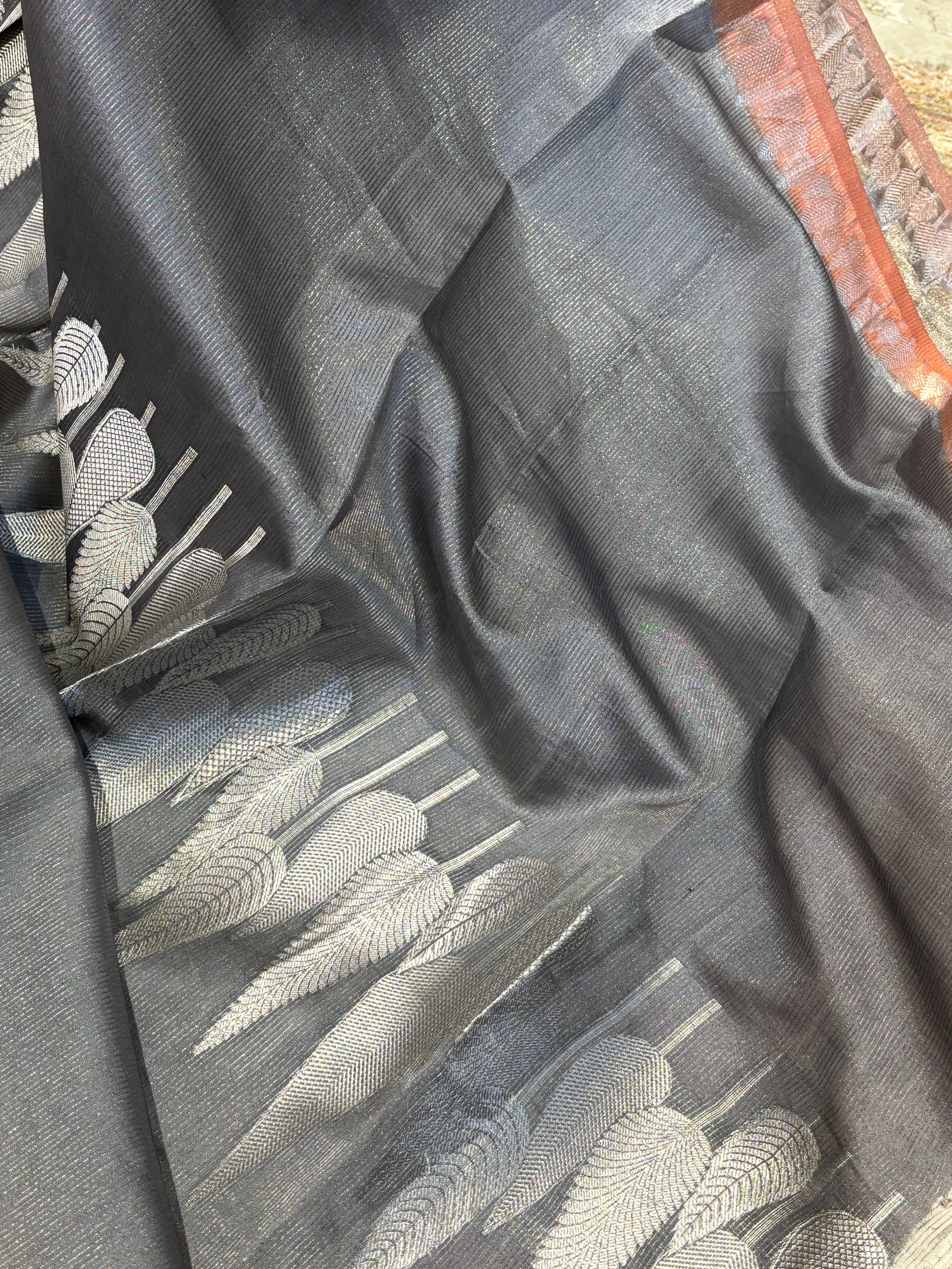Pure tissue kora silk saree